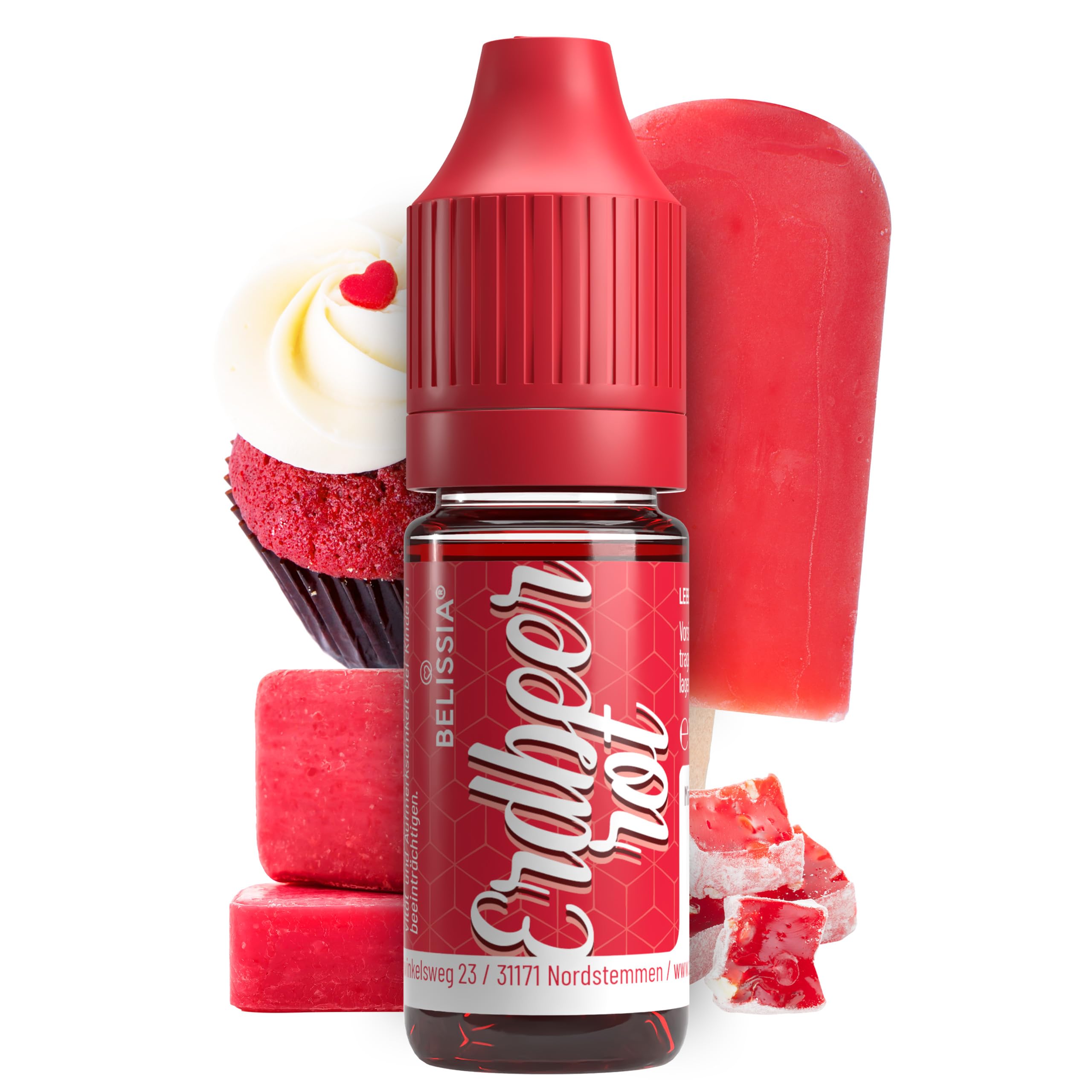 Belissia Lebensmittelfarbe Set – 8x10ml flüssig & hochkonzentriert – Lebensmittelechte Speisefarbe zum Backen, Kochen, Fondant & DIY - vegan, stark färbend, geschmacksneutral