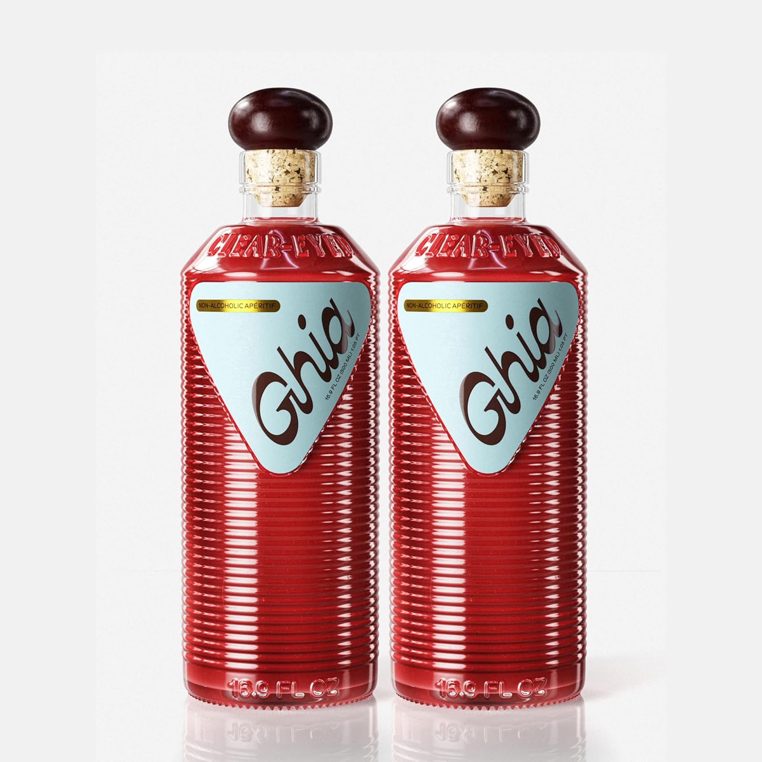 Ghia Non-Alcoholic Apéritif - 500ml | Botanical Mediterranean-Inspired Spirit Cocktail Mixer with Notes of Citrus, Rosemary & Bitter Herbs - Vegan, No Added Sugar, No Artificial Flavors, Caffeine-Free