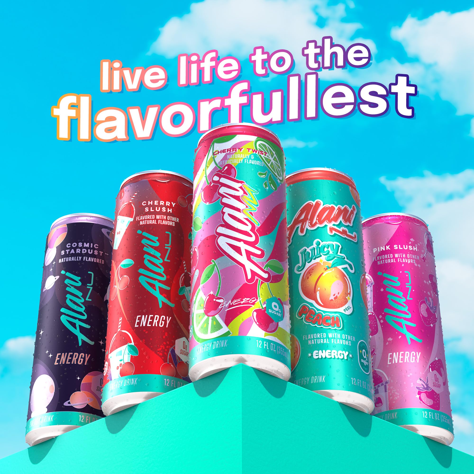 Alani Nu CHERRY TWIST Sugar Free, Low Calorie Energy Drinks, 200mg Caffeine, Biotin B Vitamins, Zero Sugar, 15 Calories, 12 Fl Oz Cans, 12 Pack0