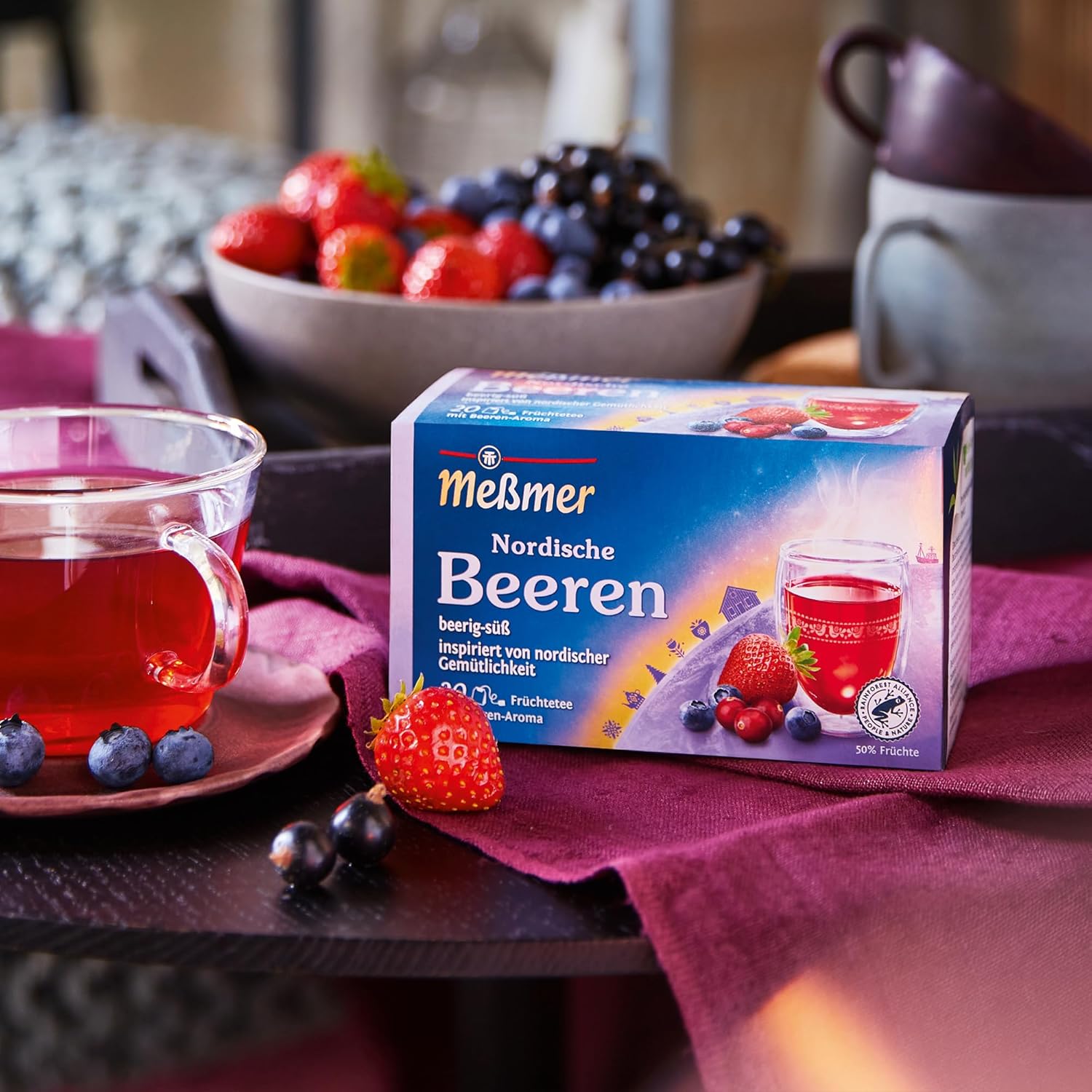 Meßmer Ländertee | Italienische Limone | Früchtetee mit Zitronen-Aroma | 20 Teebeutel | süß-spritzig