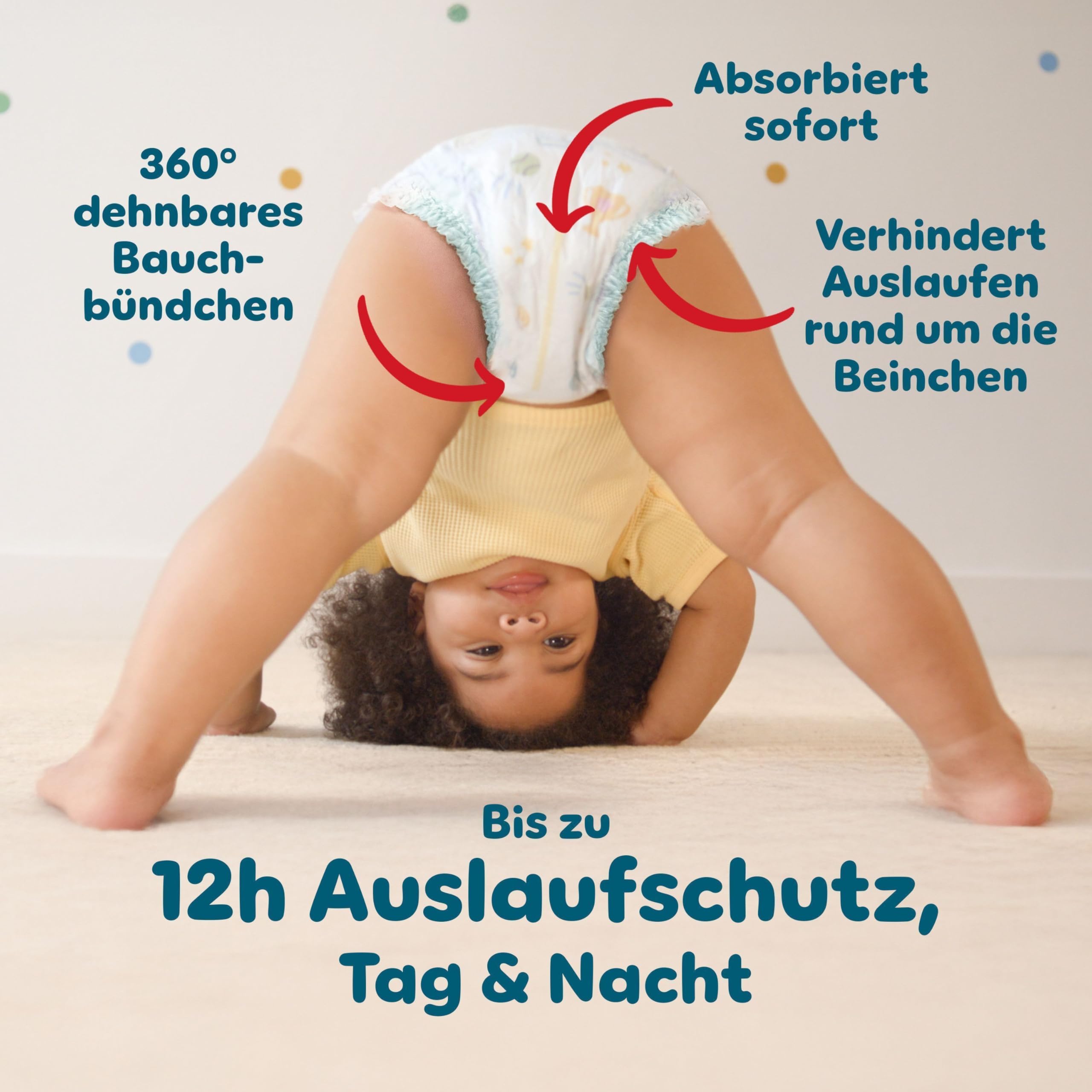 Pampers Baby-Dry Pants Größe 5, 160 Stück, 11kg-17kg, 360° auslaufsichere Passform für Tag und Nacht