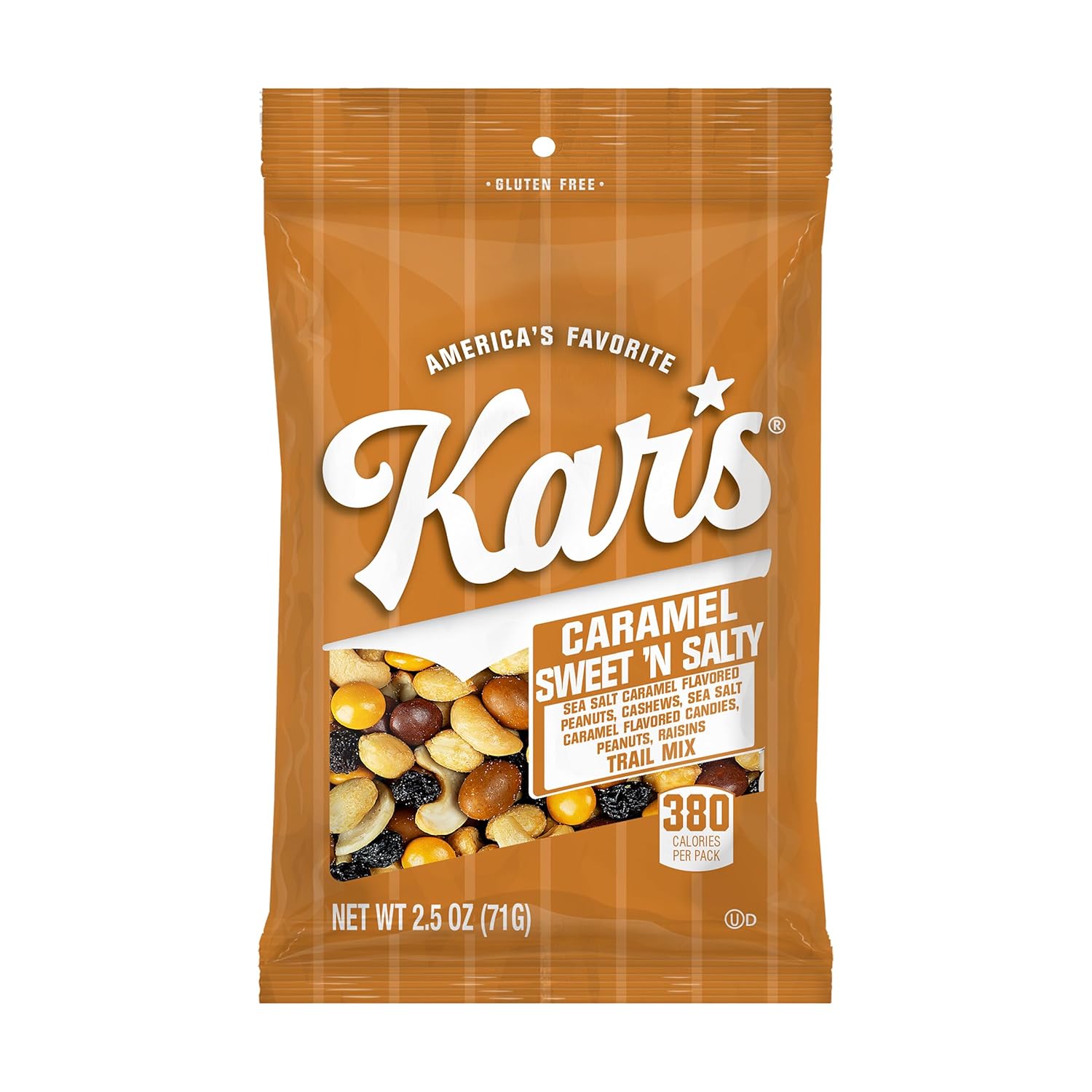 Kar's Nuts Sweet 'N Salty Trail Mix, 2 oz Pouch (Pack of 72), Gluten-Free Trail Mix Snack