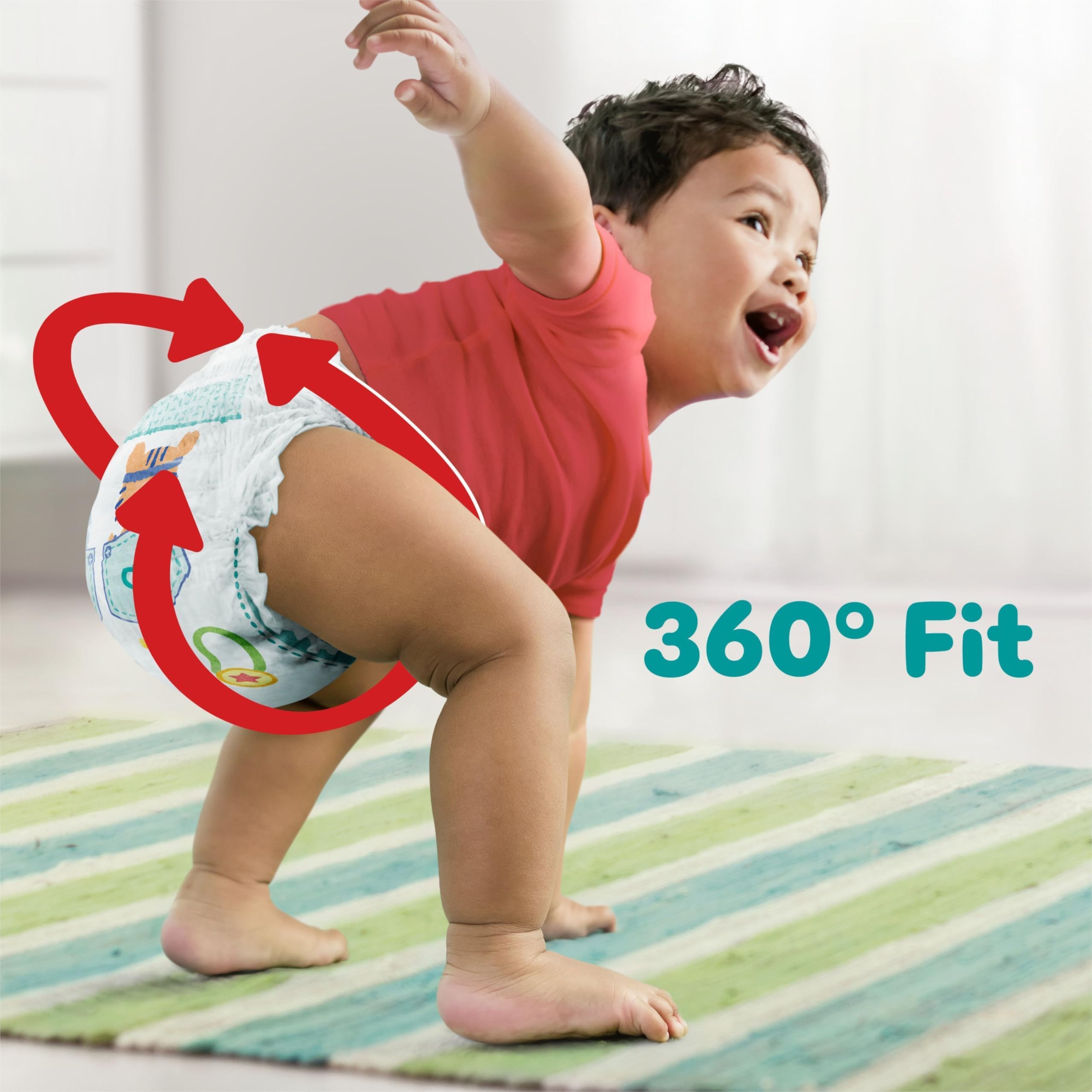 Pampers Baby-Dry Pants Größe 5, 160 Stück, 11kg-17kg, 360° auslaufsichere Passform für Tag und Nacht
