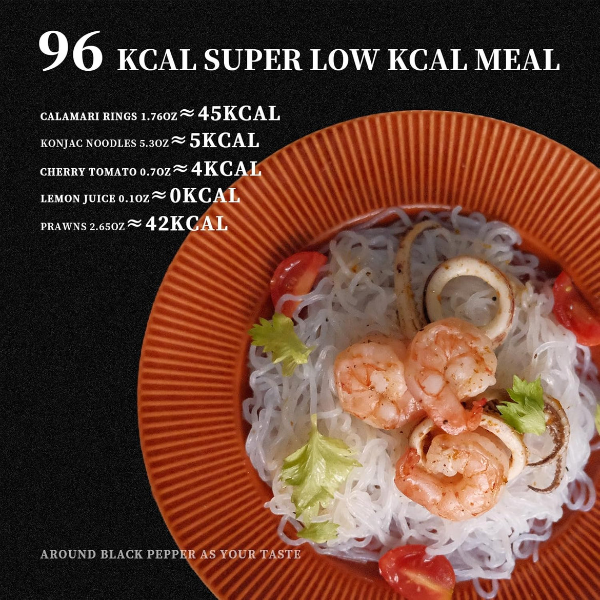 YUHO Shirataki Konjac 8 Pack Inside, Vegan, Gluten Free, Fat-Free, Keto Friendly, Low Carbs 53.61 Oz (1520 g)