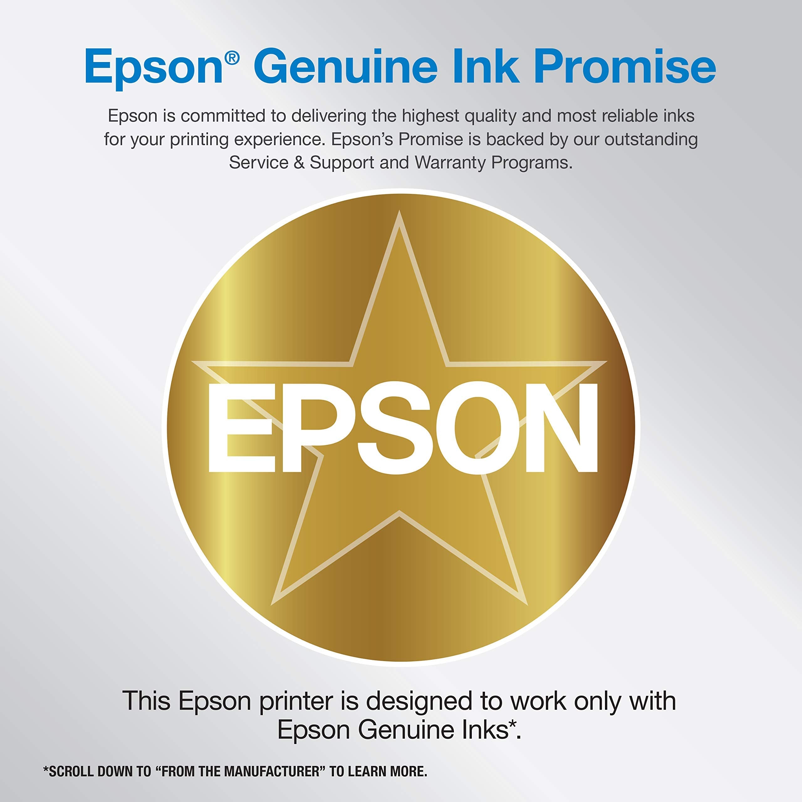 Epson Workforce Pro WF-7840 Wireless All-in-One Wide-Format Printer with Auto 2-Sided Print up to 13" x 19", Copy, Scan and Fax, 50-Page ADF, 500-sheet Paper Capacity, 4.3" Screen