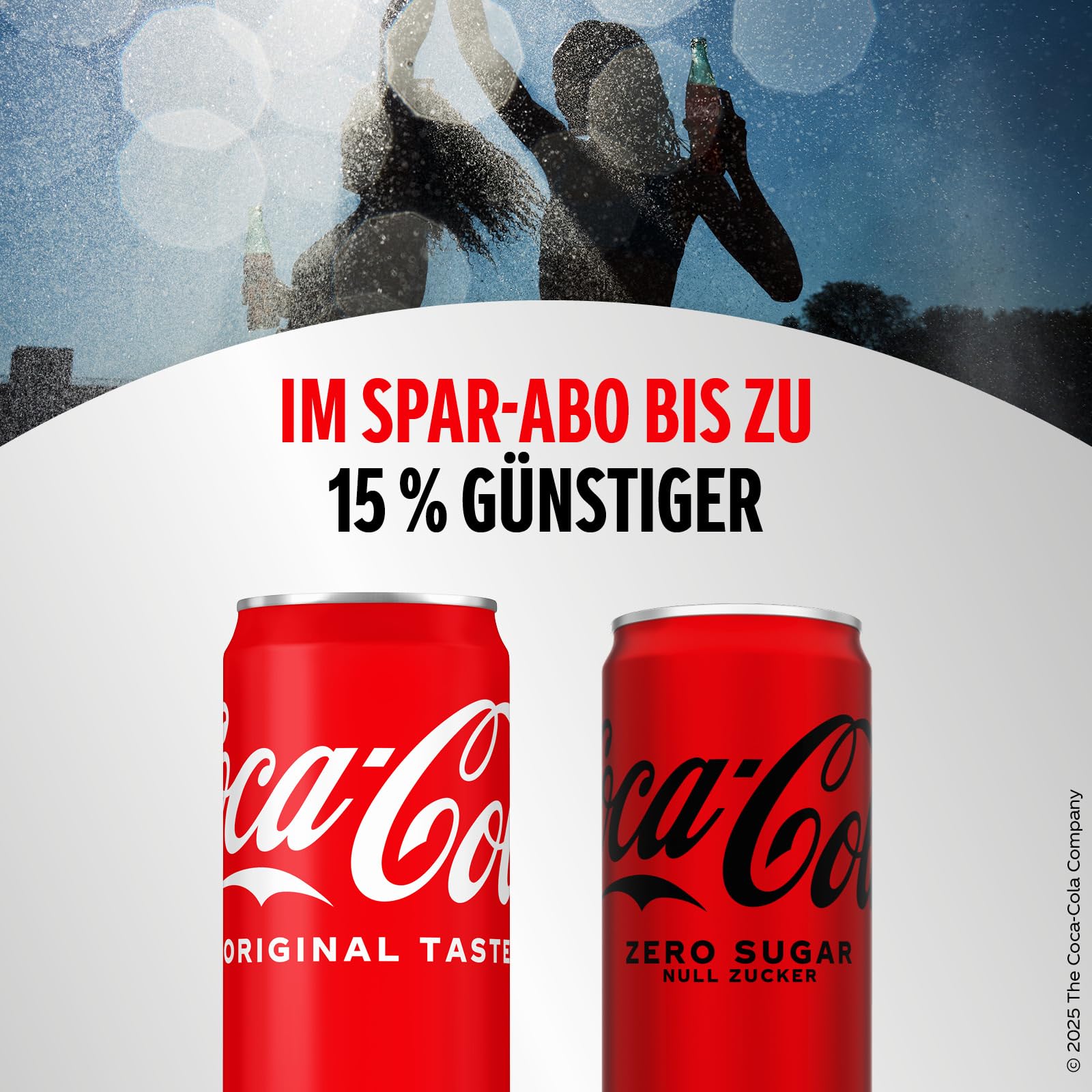 Coca-Cola Zero Sugar - koffeinhaltiges Erfrischungsgetränk mit originalem Coca-Cola-Geschmack - null Zucker und ohne Kalorien - in stylischen Dosen (24 x 330 ml)