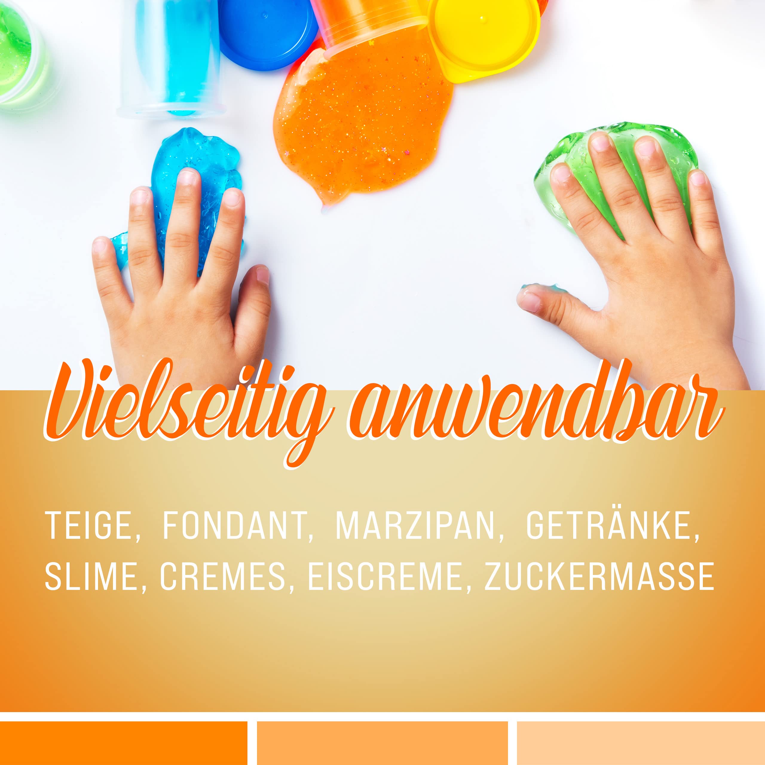 Belissia Lebensmittelfarbe Set – 8x10ml flüssig & hochkonzentriert – Lebensmittelechte Speisefarbe zum Backen, Kochen, Fondant & DIY - vegan, stark färbend, geschmacksneutral