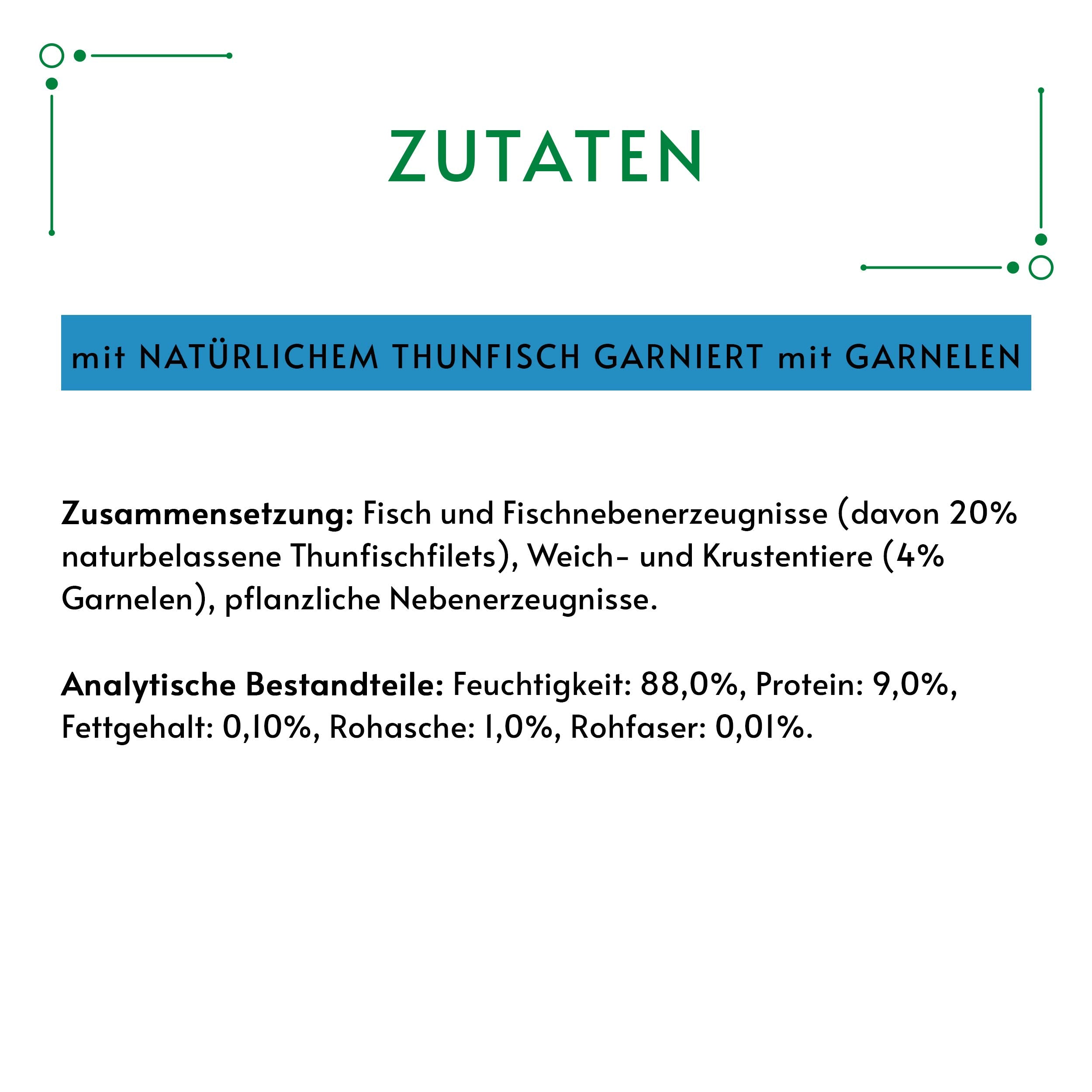 Gourmet Crystal Soup für Katzen mit naturbelassenem Thunfisch und Garnelen, 32er Pack (32 x 40g)