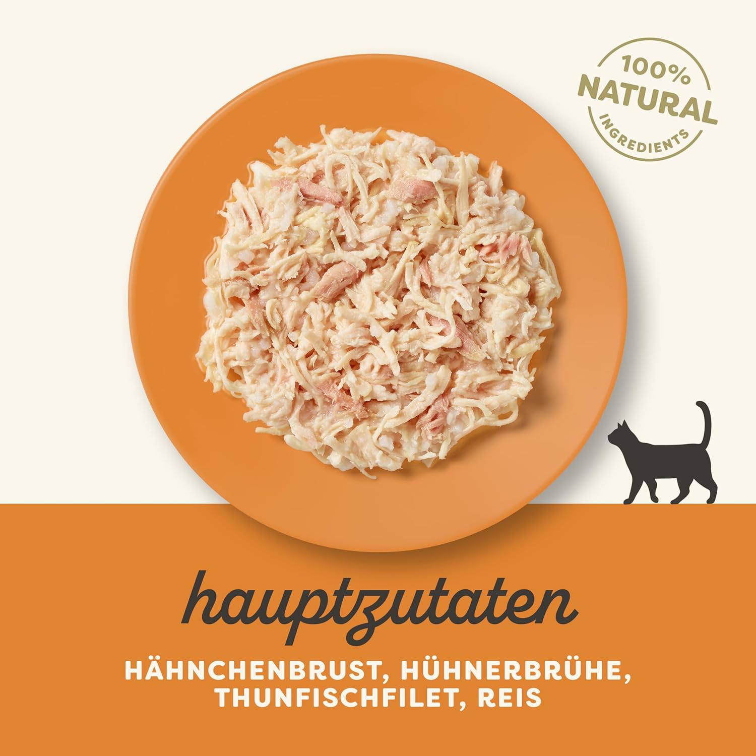 Applaws 100% Natural Thunfischfilet Nassfutter in Brühe für ausgewachsene Katzen - 24 x 70g Dosen