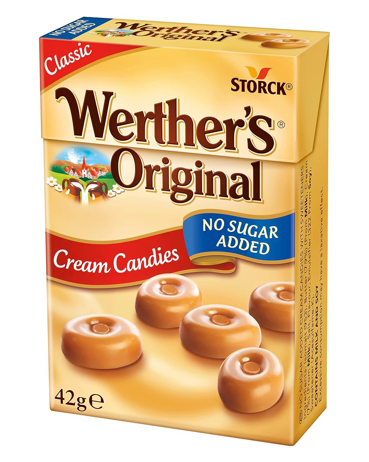 Werther's Original Bonbons, zuckerfrei, 70 g Beutel