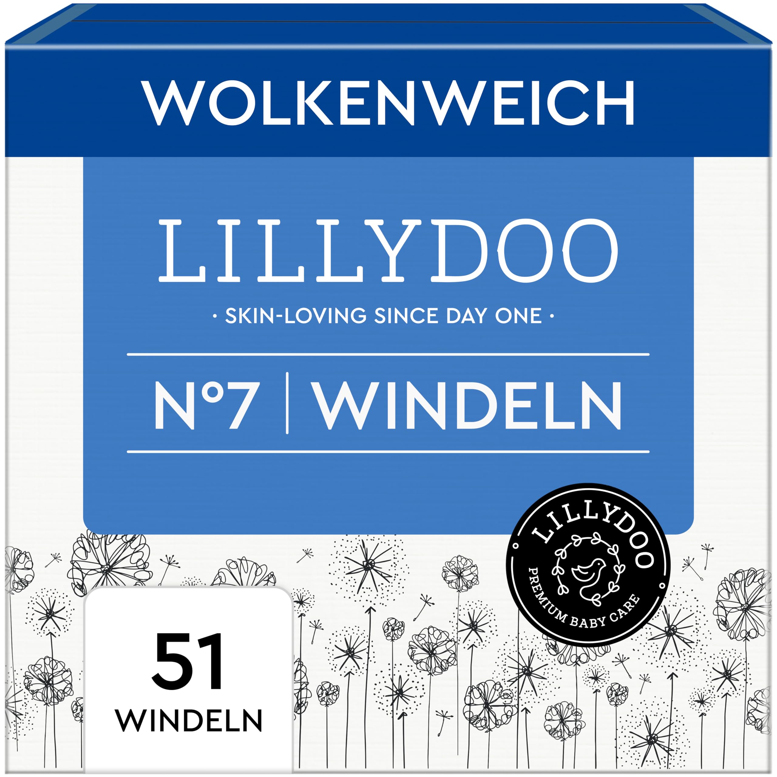 LILLYDOO hautfreundliche Baby Windeln - Größe 1 (2+ kg), 24 Stück, Sicherer Auslaufschutz, Weich, Ohne Parfüme & Lotionen für empfindliche Haut, Dermatologisch getestet