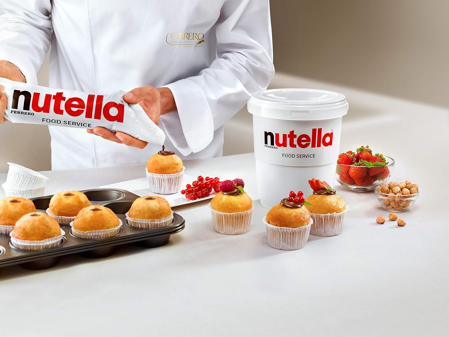 nutella - Nuss-Nougat-Creme, 1 Glas mit 750g, leckere Haselnuss-Schoko-Creme als Aufstrich oder für Rezepte