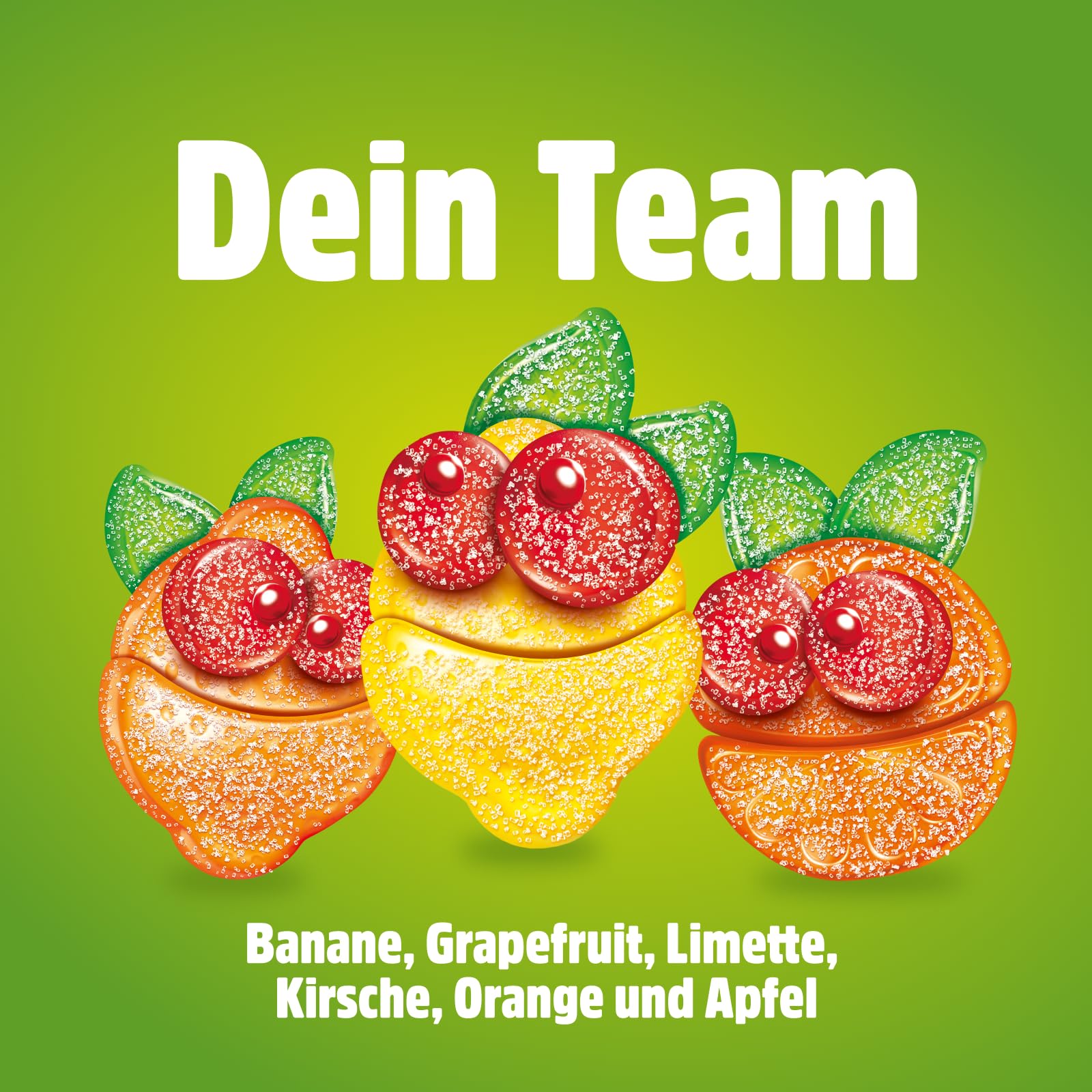 nimm2 Lachgummi – 1 x 376 g Maxi Pack – Fruchtgummi mit Fruchtsaft und Vitaminen – Süßigkeit in sechs Geschmacksrichtungen