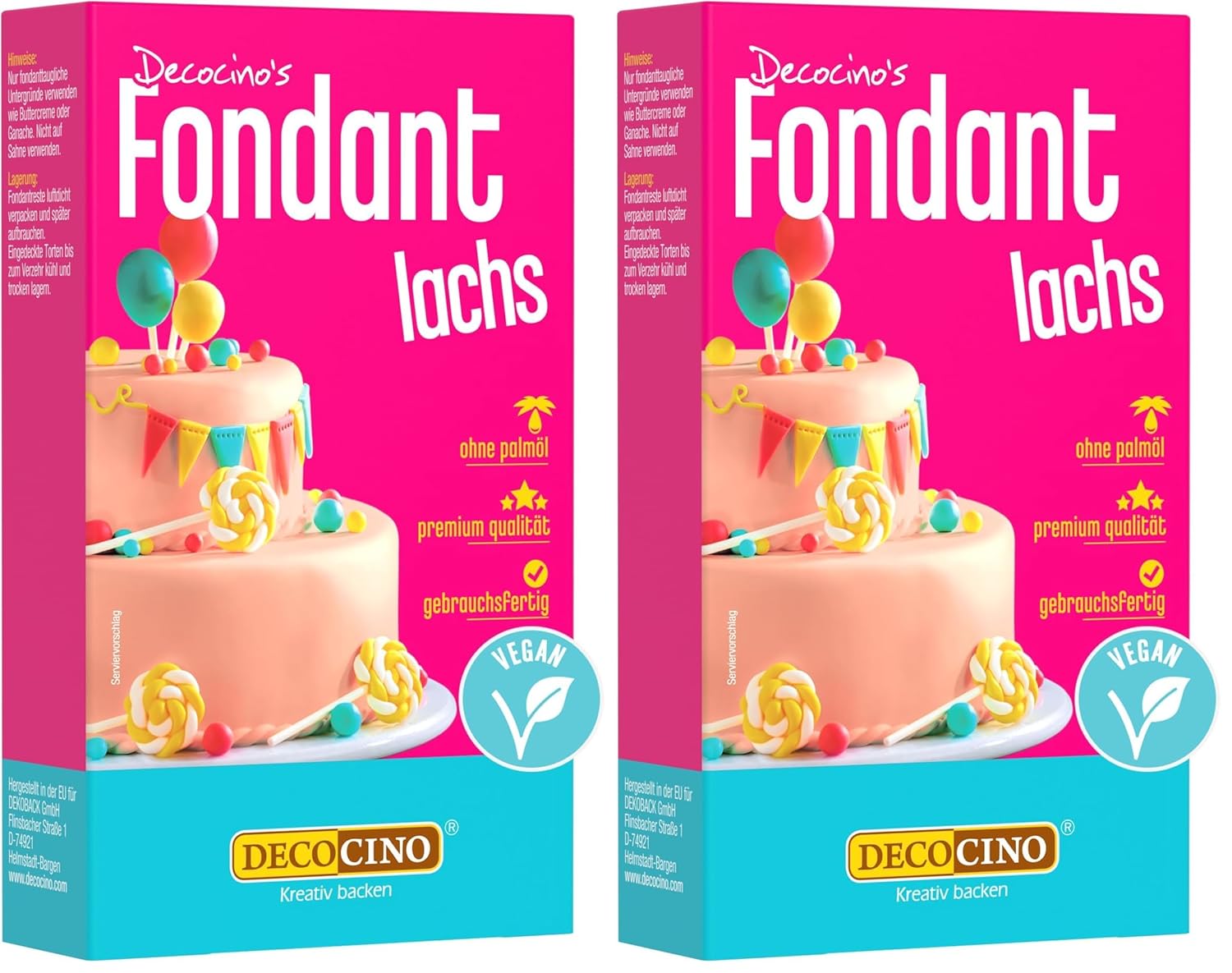 Decocino Fondant, Weiss, 250 g (1er Pack)