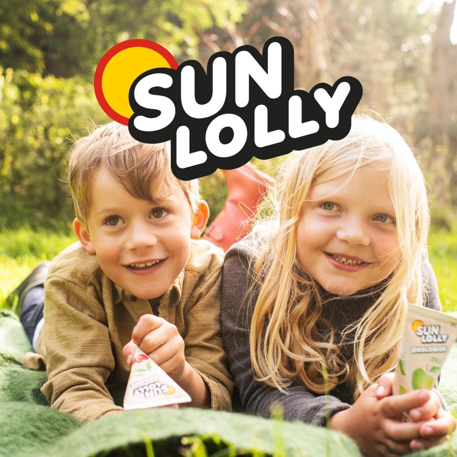 Sun Lolly Bio Wassereis Schwarze Johannisbeere 12er Vorratspack | Mit Fruchtsaft | Zum Selbsteinfrieren | Ohne künstliche Aromen | Frei von Süßungsmittel | Vegan | 12 x 420ml