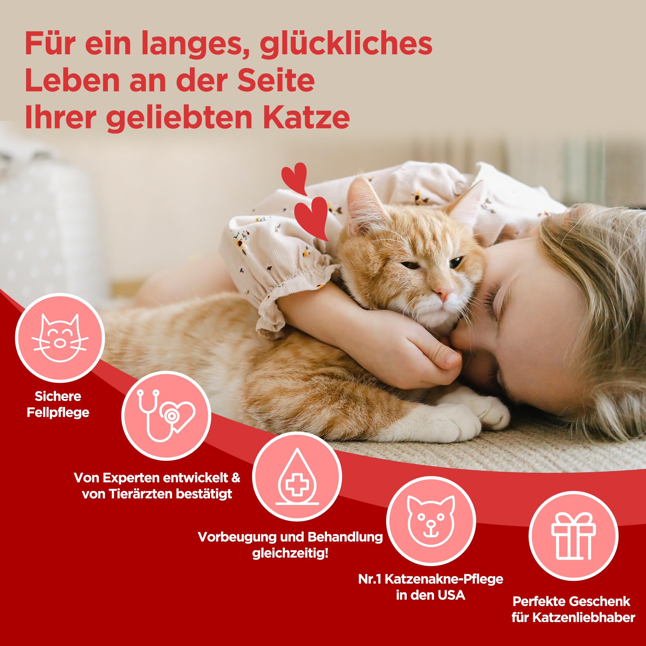 JAYU PET Schwarzkümmel-Reiniger - Kinnakne-Behandlung für Katzen, ungiftiger hypoallergener Reiniger, entfernt Mitesser am Katzenkinn und verbessert die Hautgesundheit (125 ml)