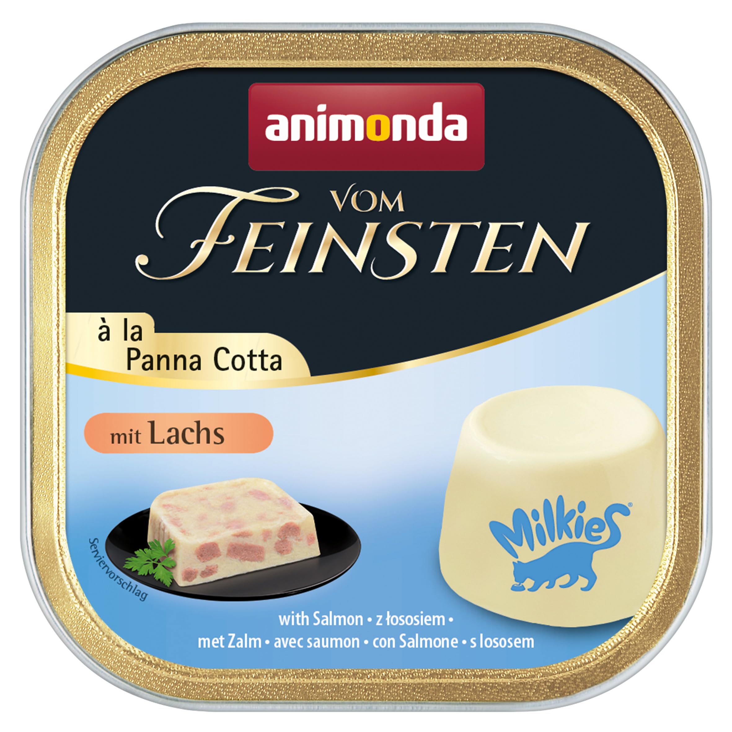 animonda Vom Feinsten Adult Vielfalt (32 x 100 g), Nassfutter für ausgewachsene Katzen, Katzenfutter ohne Getreide und Zucker, mit 100 % frischen, fleischlichen Zutaten