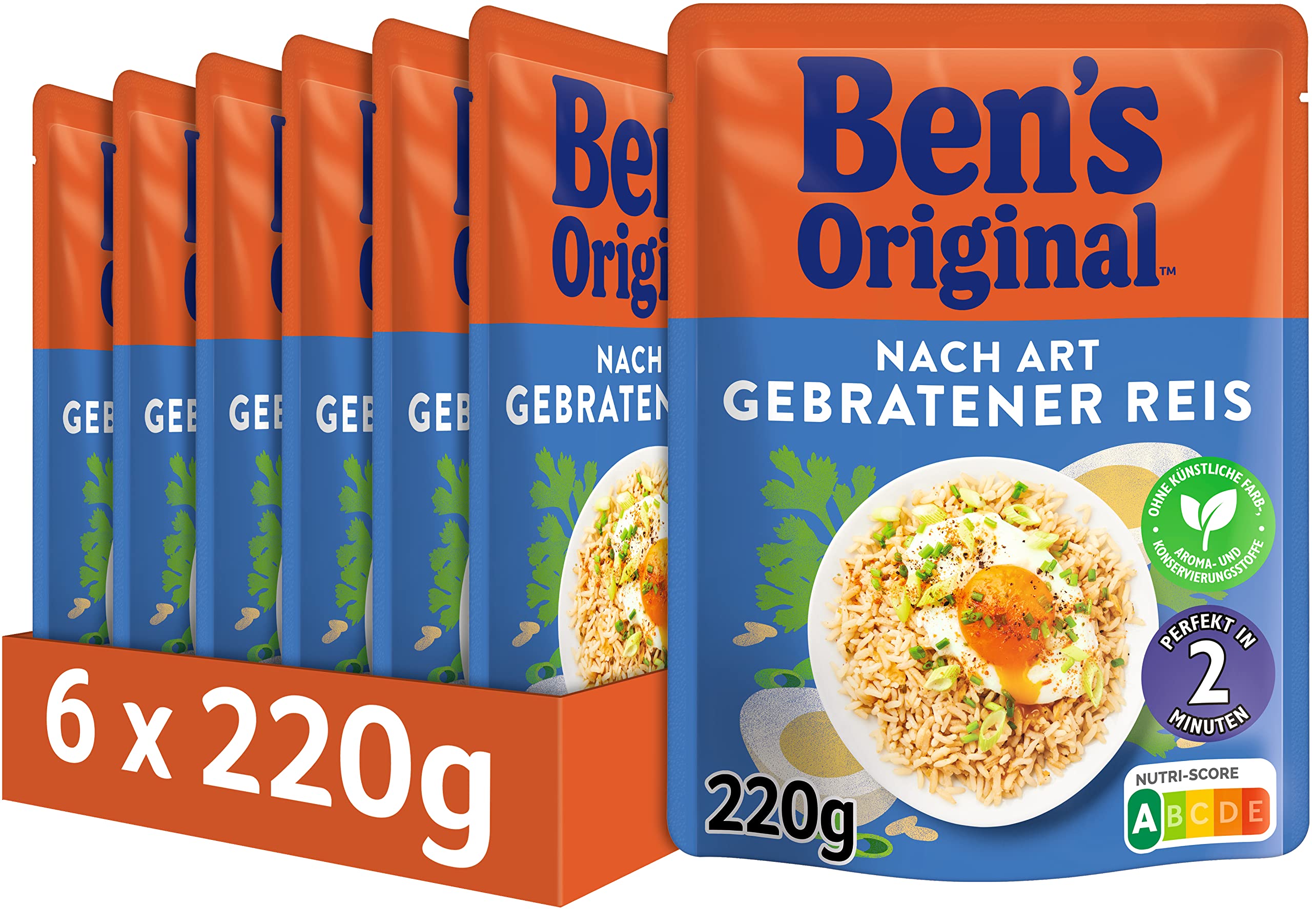 BEN'S ORIGINAL™ Express Reis Basmati 6 x 220g
