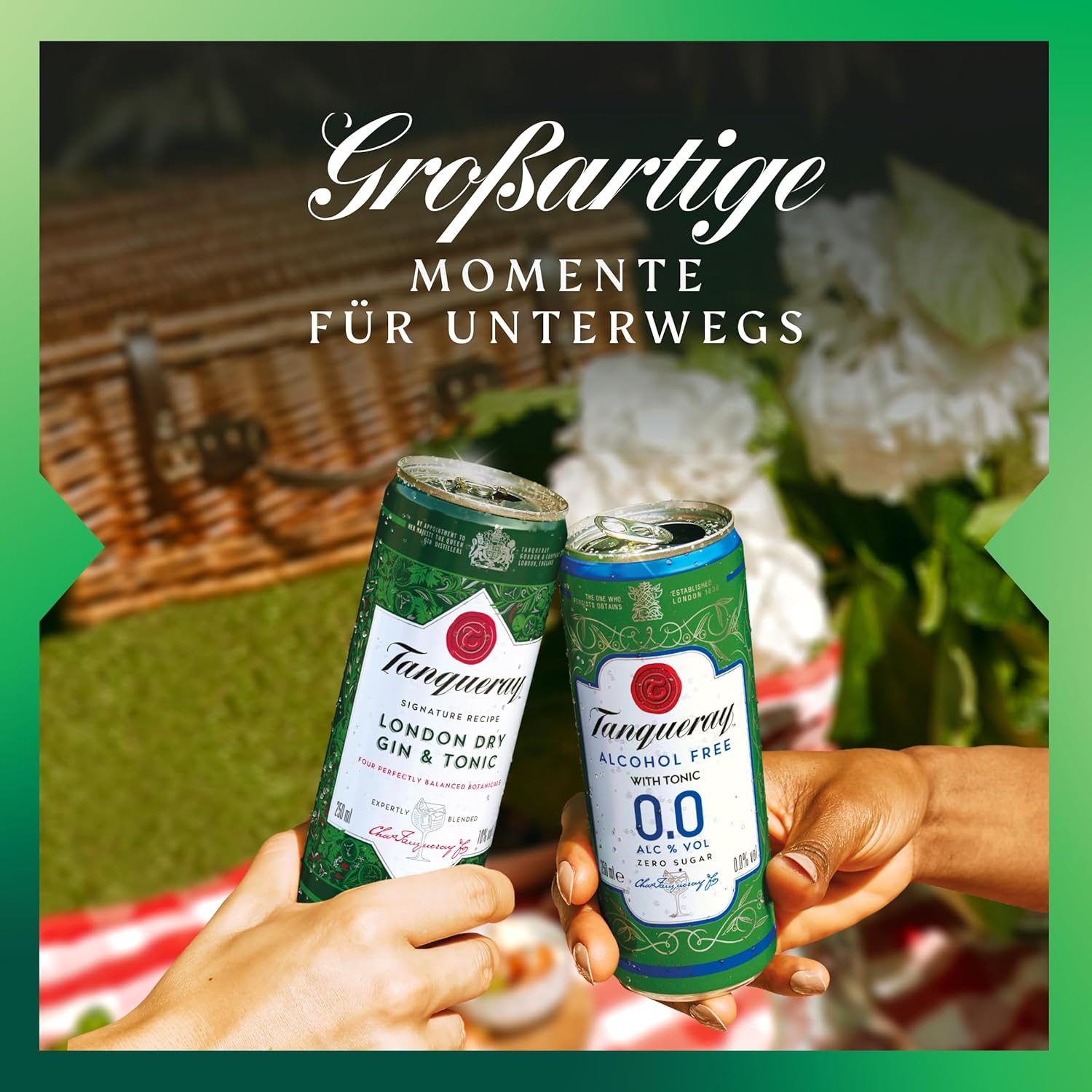 Tanqueray London Dry Gin | aromatischer Gin | 4-fach destilliert auf englischem Boden | 43,1% vol | 1000ml Einzelflasche