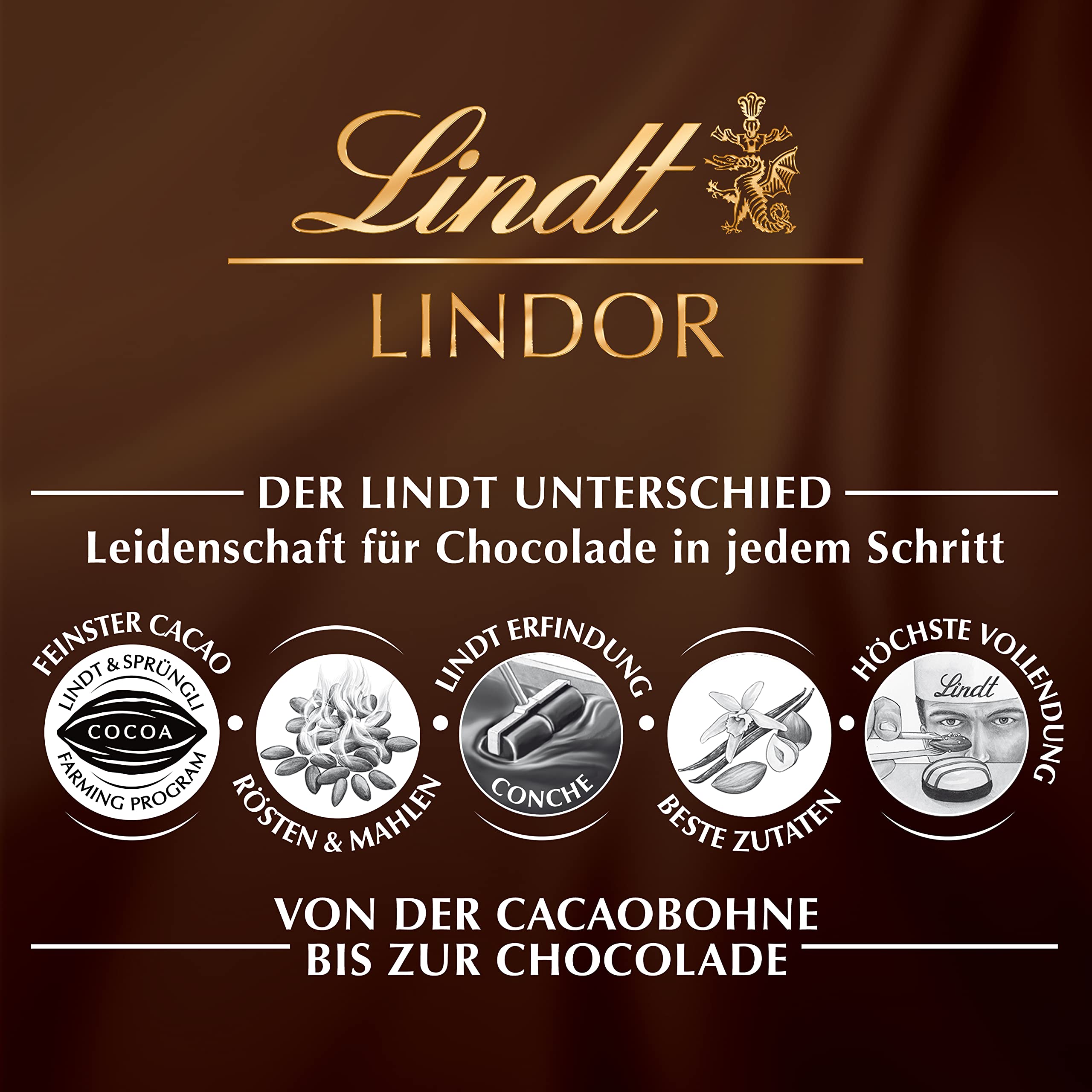 Lindt LINDOR Schokoladen Kugeln Extra Dunkel | ca. 80 Kugeln Edelbitterschokolade feinherb | dunkle Schokolade mit 70% Kakao | Großpackung, Pralinen-Geschenk | 1kg (1er Pack)