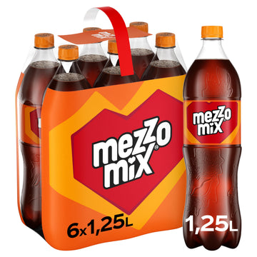 Mezzo Mix, Einzigartiges Mischgetränk aus Cola & Orange in praktischen Flaschen, EINWEG Flasche (12 x 500 ml)