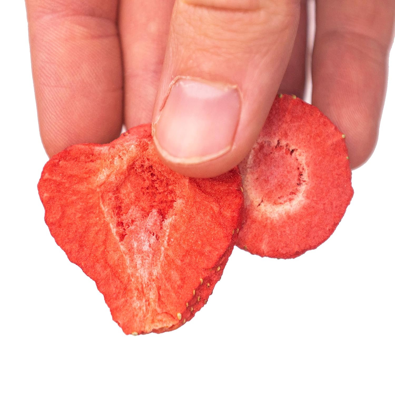 Detox Organica GEFRIERGETROCKNETE ERDBEEREN, 300g Früchte in Scheiben, 100% Trockenfrüchte natürlich und ohne Zusatz von Zucker oder Zusatzstoffen, Erdbeerchips freeze dried strawberries (300g)