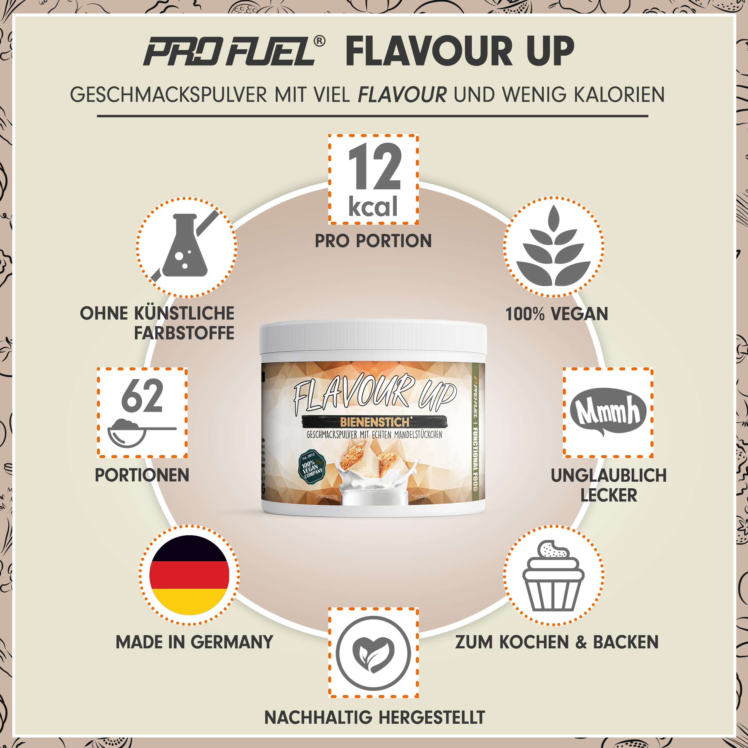 Geschmackspulver MIX PACK mit 8x30g Proben, 8 unglaublich leckere Flavours, nur 8-14 kcal pro Portion, Aroma & angenehme Süße, vielseitig einsetzbar für Lebensmittel & Getränke, FLAVOUR UP