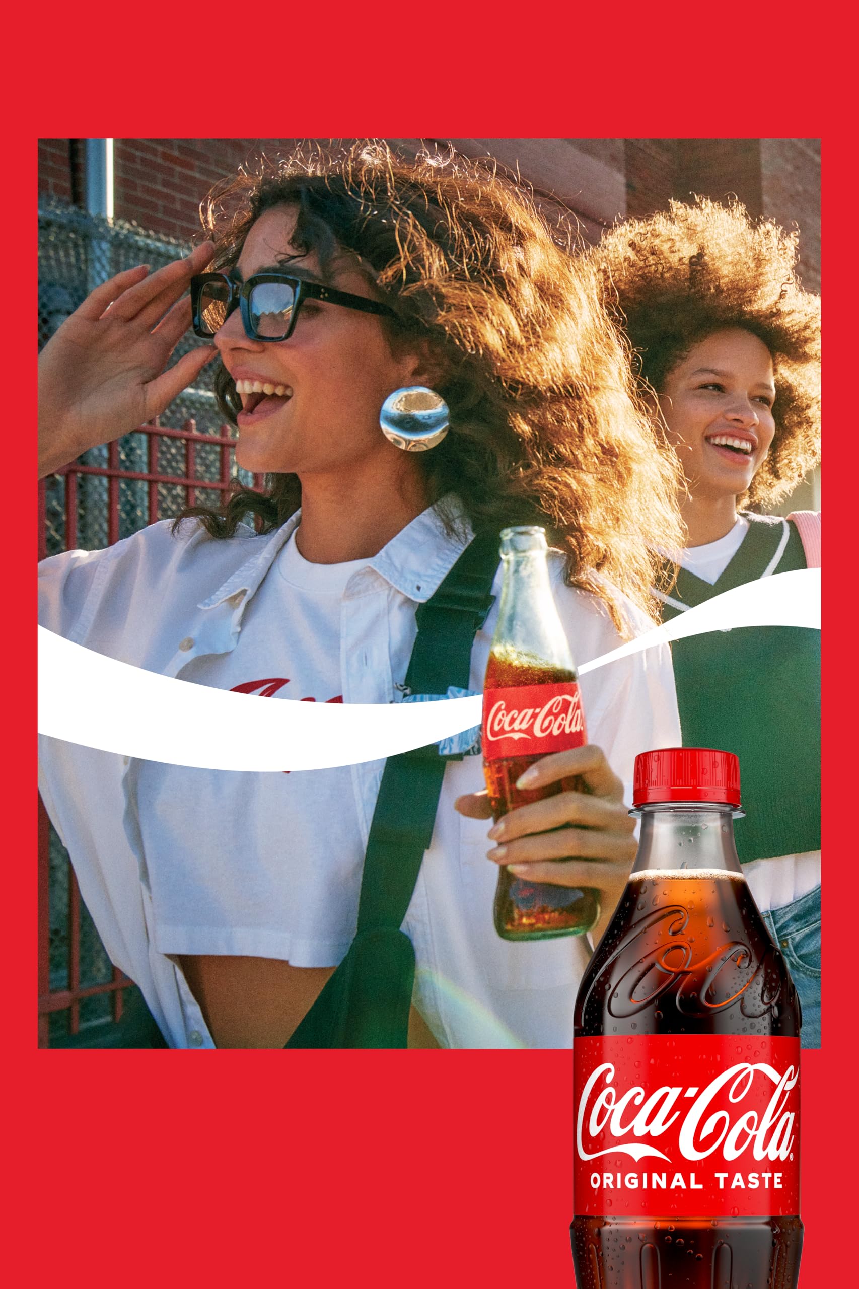 Coca-Cola Classic - pure Erfrischung mit unverwechselbarem Coke-Geschmack in stylischem Kultdesign - Einweg Flasche (12 x 500 ml)