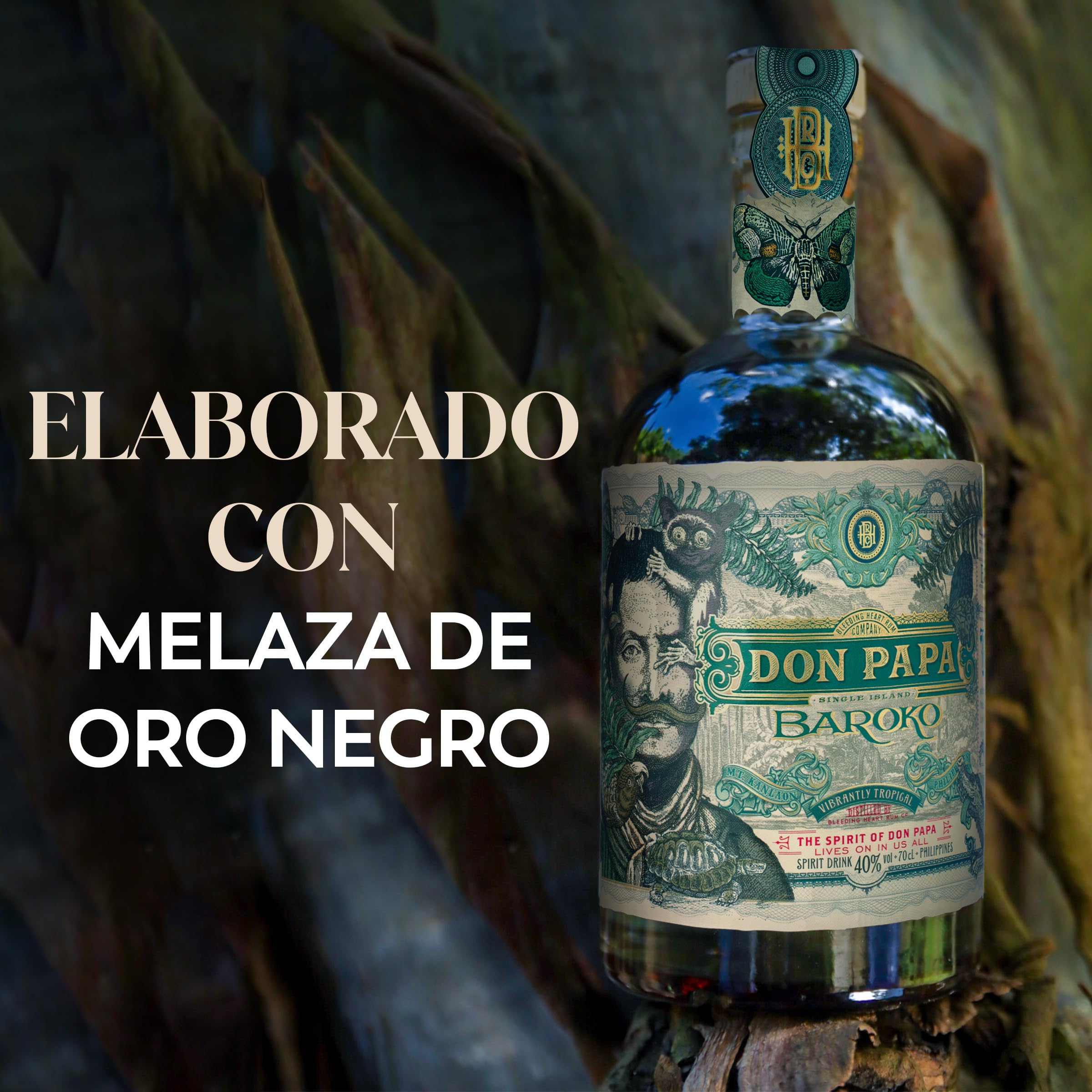 Don Papa Masskara | Rumbasis mit exotischen, philippinischen Früchten und Honig verfeinert | 700ML