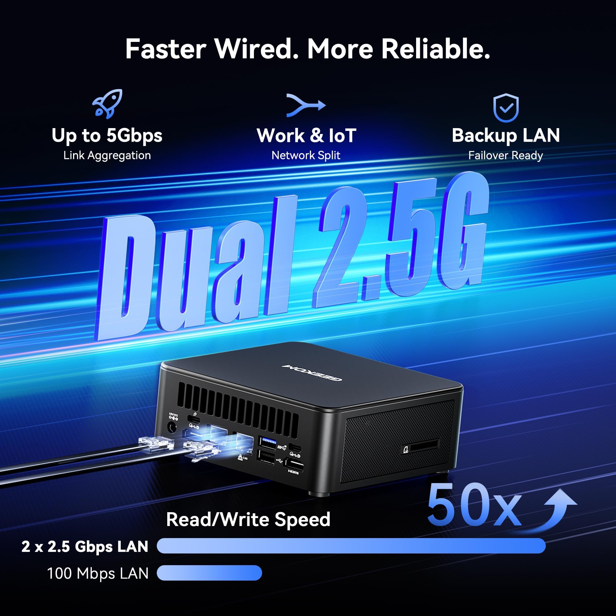 High Speed GEEKOM IT13 Mini PC 2026 with 13th Gen Intel i5-13600H |1TB SSD | 16GB RAM | Windows 11 Pro | 2 X USB4.0(40Gbps) | Quad Display| WiFi 6E |SD Slot | Intel NUC13 Replacement Desktop Computers