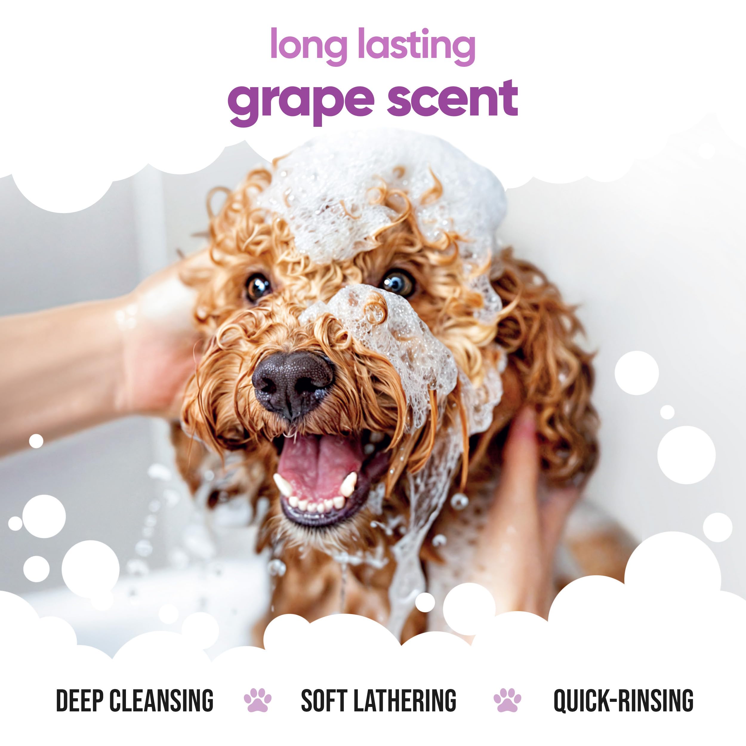 2in1 Hundeshampoo und Conditioner von Buddycare (500ml) - Praktisches Hundeshampoo langhaar und welpen Shampoo Mit Aloe Vera und Pro-Vitamin B5 Rückfettendes Shampoo Für Alle Hunderassen