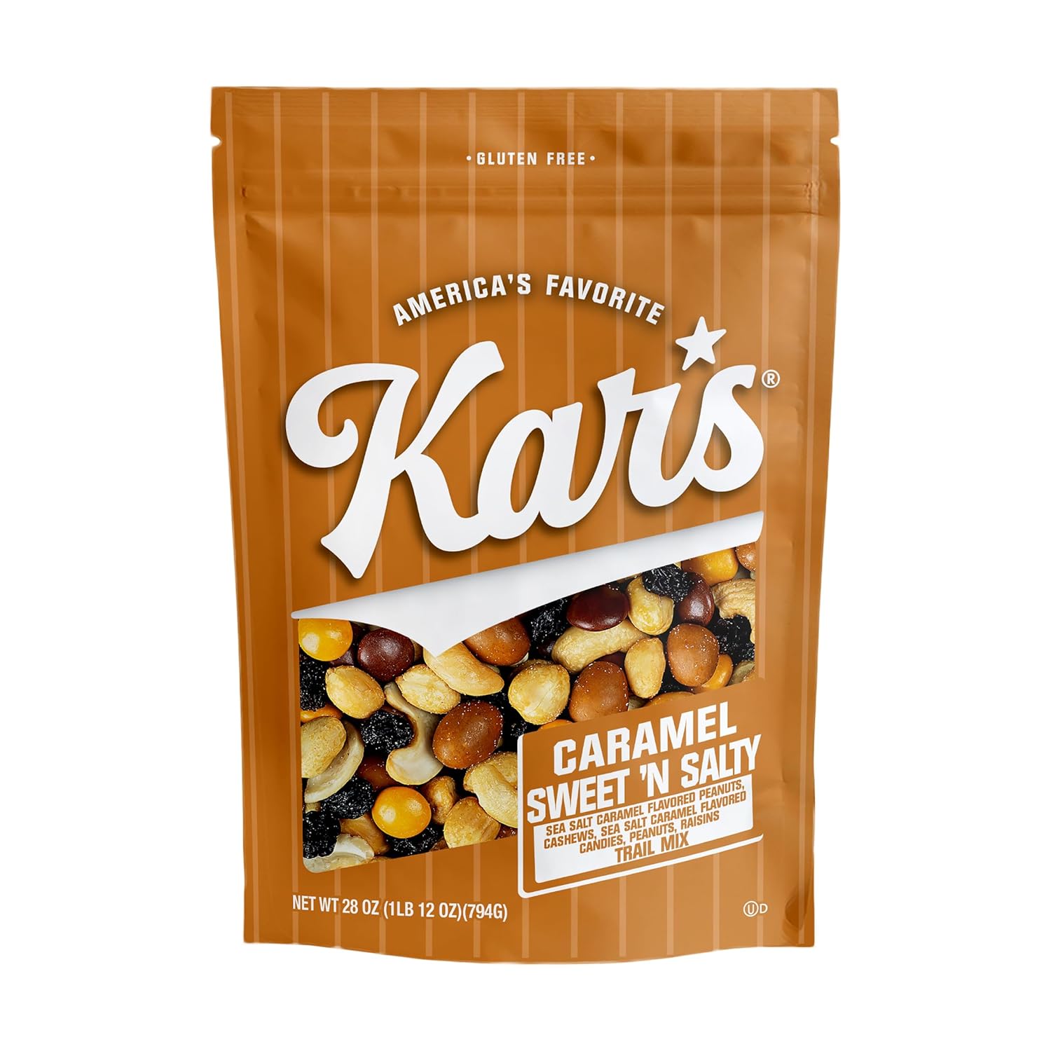 Kar's Nuts Sweet 'N Salty Trail Mix, 2 oz Pouch (Pack of 72), Gluten-Free Trail Mix Snack