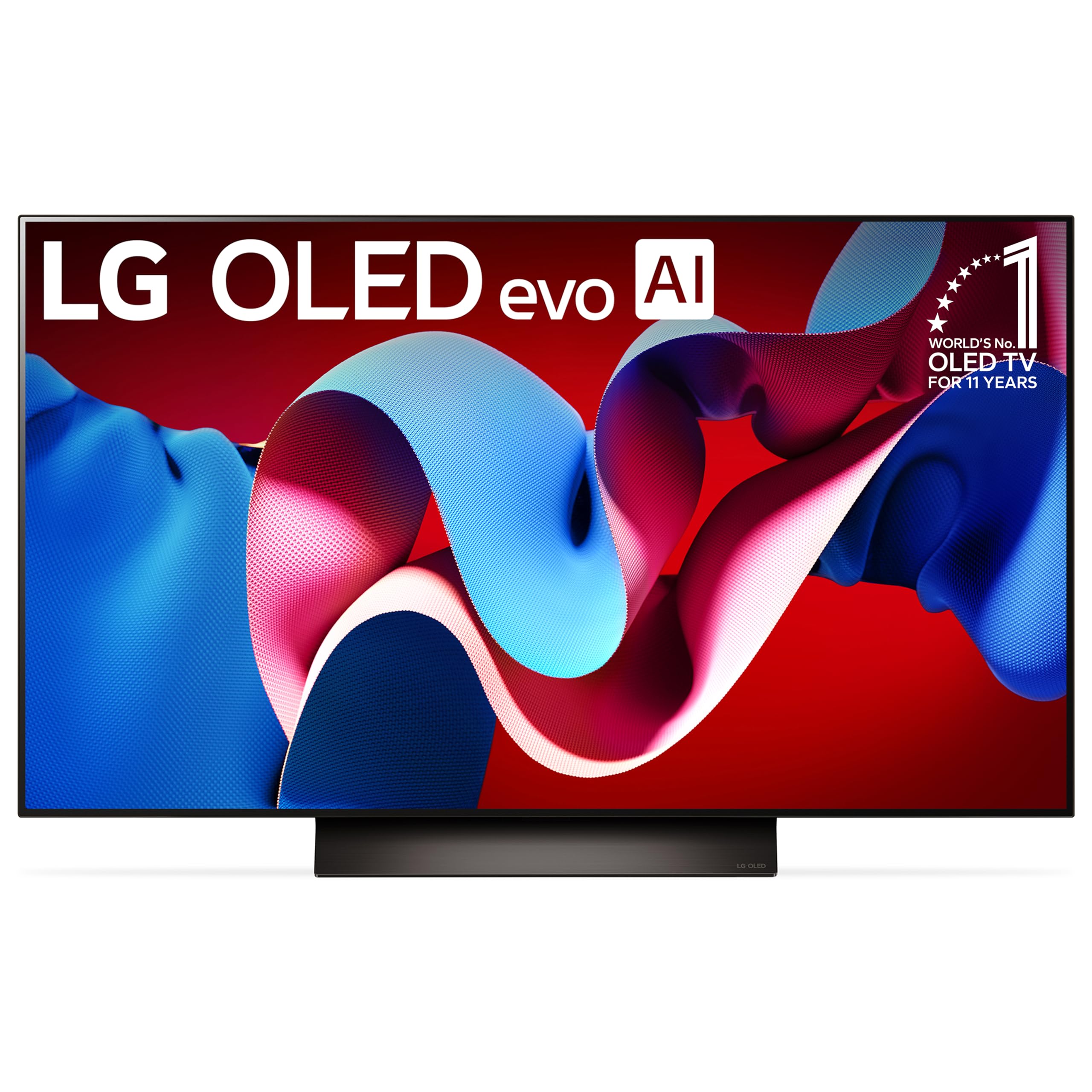LG 42-Inch Class OLED evo C4 Series Smart TV 4K Processor Flat Screen with Magic Remote AI-Powered with Alexa Built-in (OLED42C4PUA, 2024)