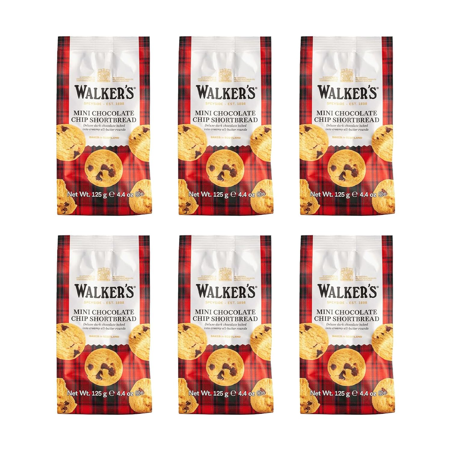 Walker's Shortbread Fingers, Pure Butter Shortbread Cookies, 1.4 Oz (Pack of 24)