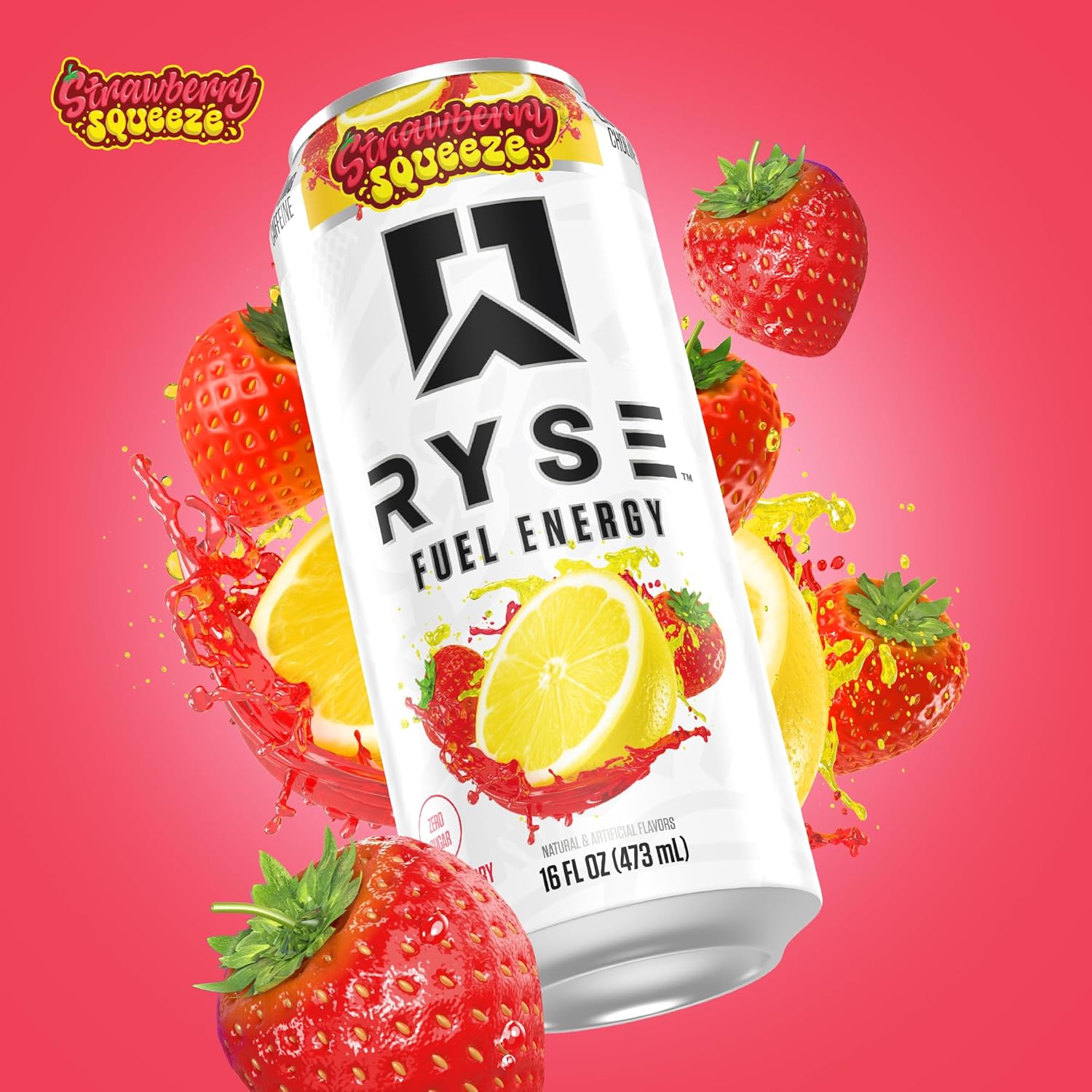 RYSE Fuel Energy Drink - Variety Pack - Sugar Free, Gluten Free & Vegan - 200mg Natural Caffeine, Taurine & Choline for Focus & Energy - No Artificial Colors - 16 fl oz Cans (12-Pack)