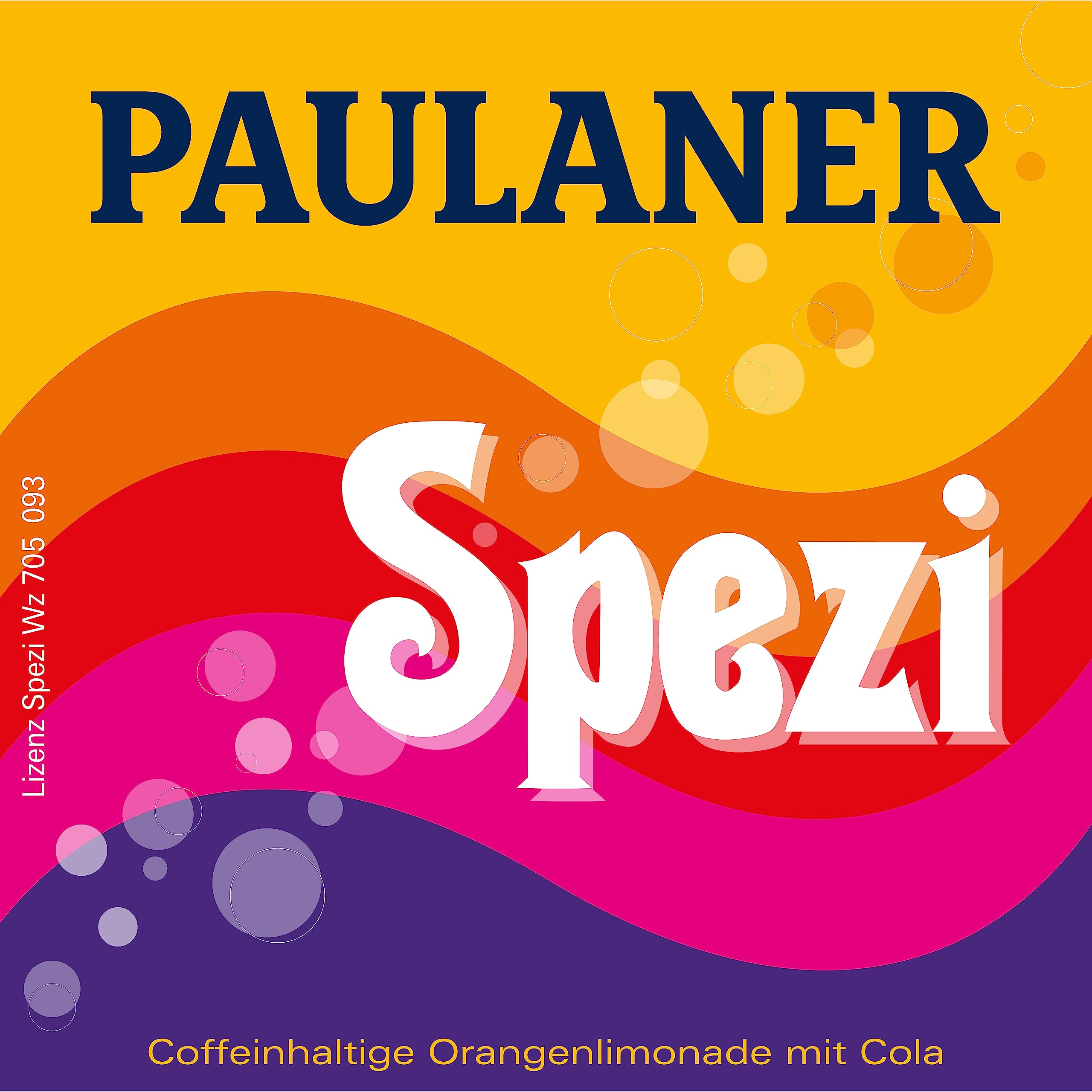 Paulaner Spezi • Erfrischungsgetränk mit Cola & Orange•EINWEG (24x0,33l)