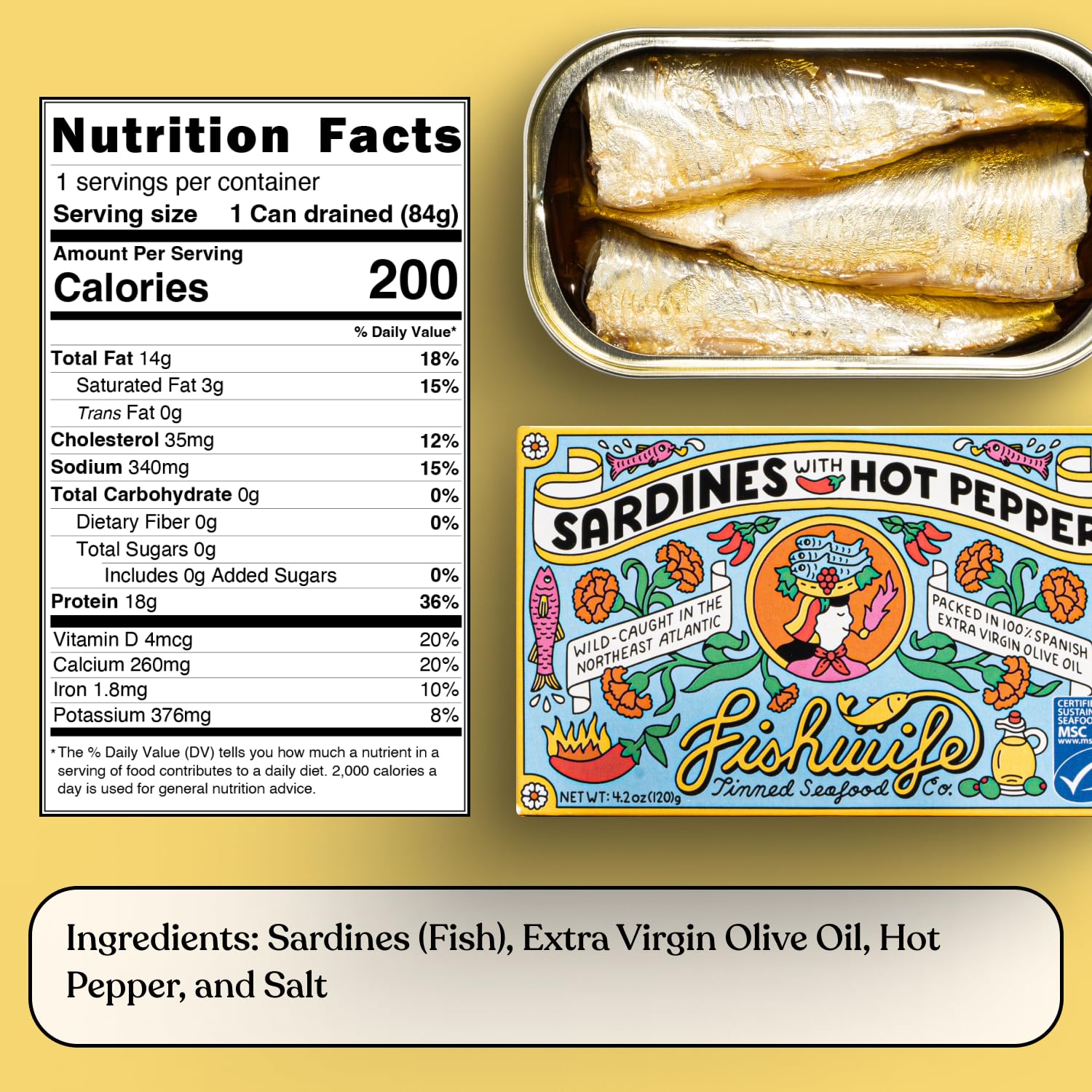 Fishwife Smoky Trio 3-Pack (Smoked Rainbow Trout, Smoked Salmon, Smoked Mackerel) | Gluten-Free, High Protein, Omega-3s | Hand-Packed