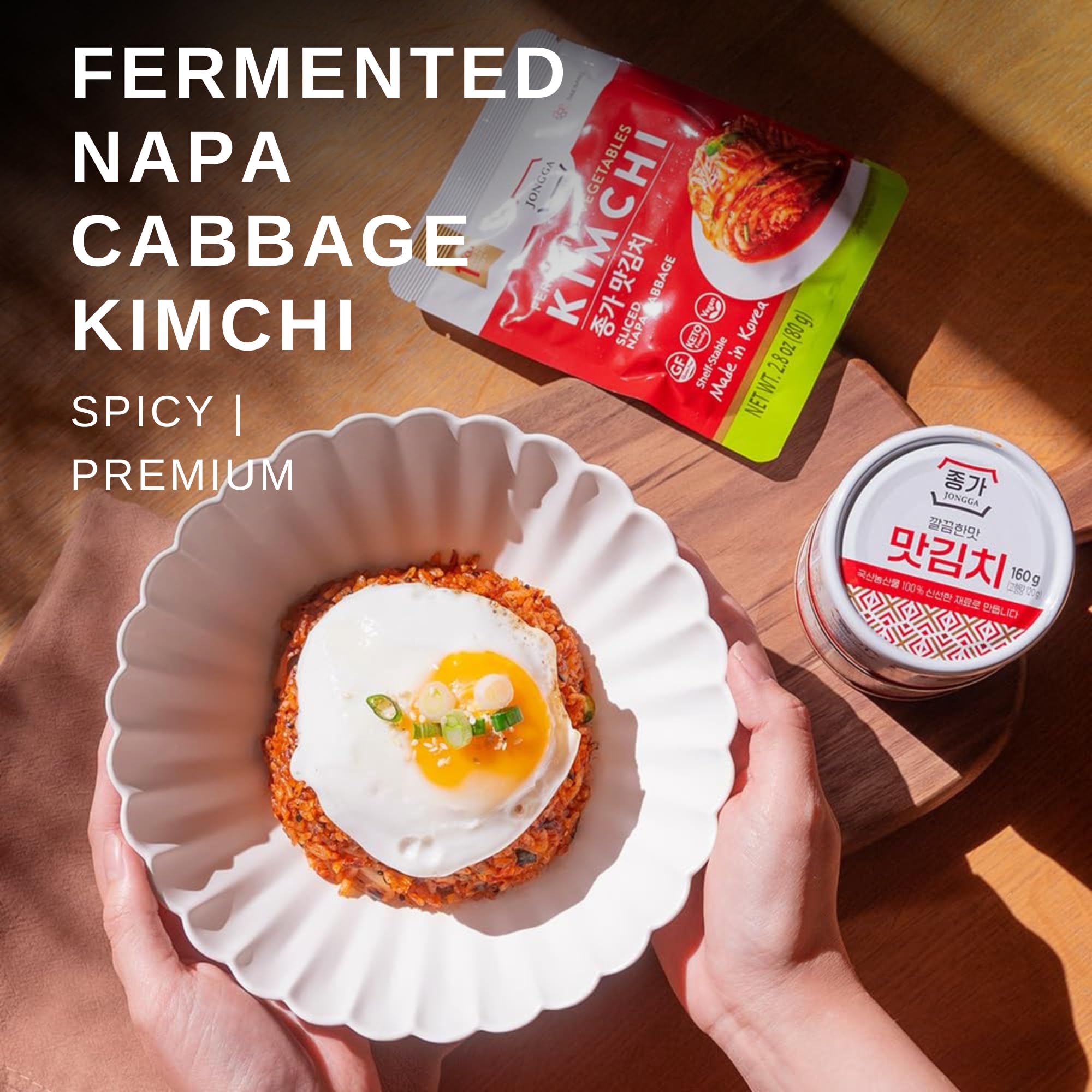 JONGGA - Gebratenes Kimchi - Multipack (12 X 160 GR)
