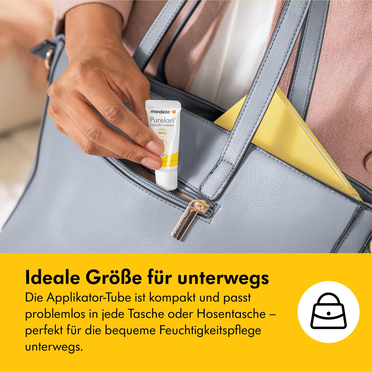 Medela Purelan Lanolin Brustwarzensalbe 37 g – Schnelle Linderung bei beanspruchten Brustwarzen und trockener Haut