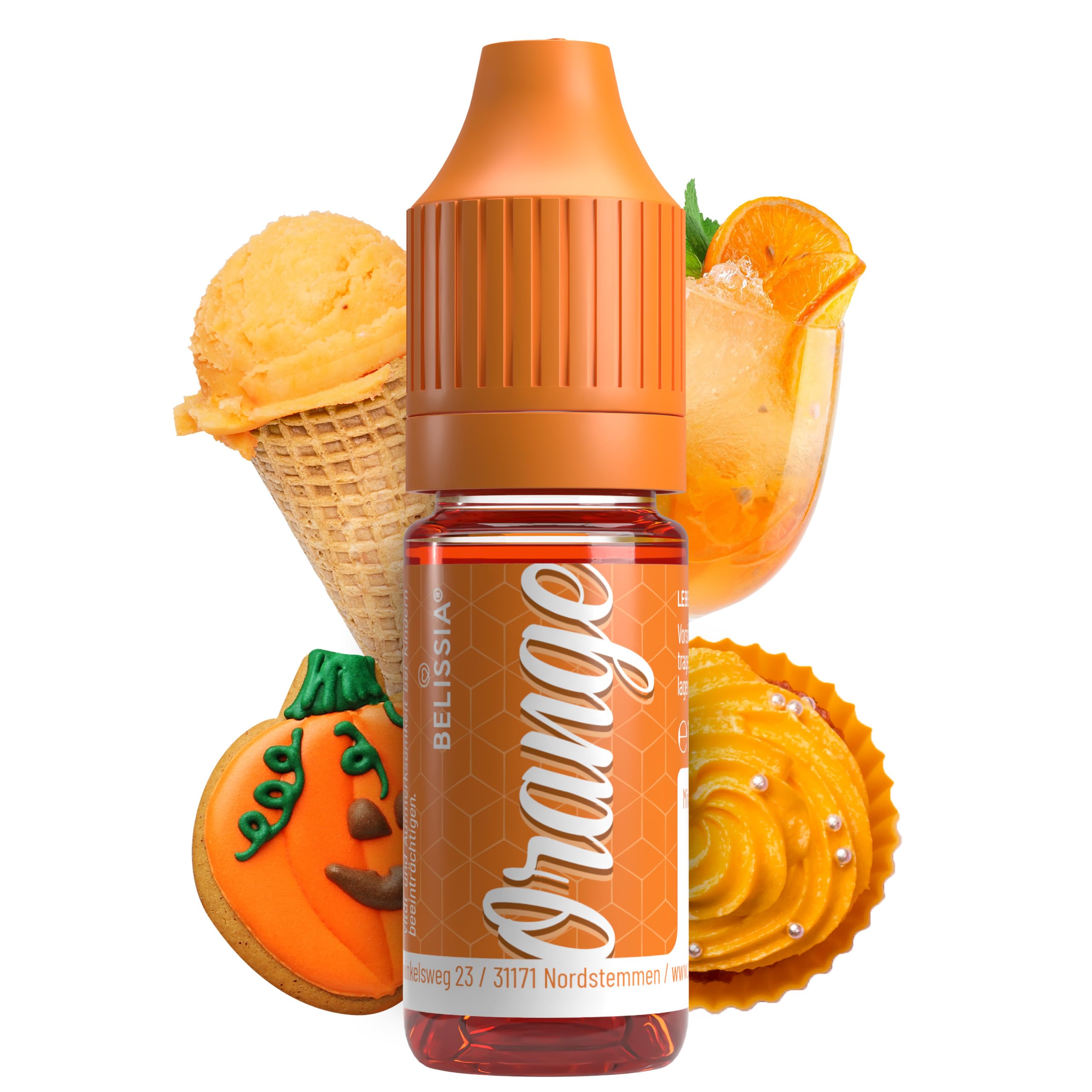 Belissia Lebensmittelfarbe Set – 8x10ml flüssig & hochkonzentriert – Lebensmittelechte Speisefarbe zum Backen, Kochen, Fondant & DIY - vegan, stark färbend, geschmacksneutral