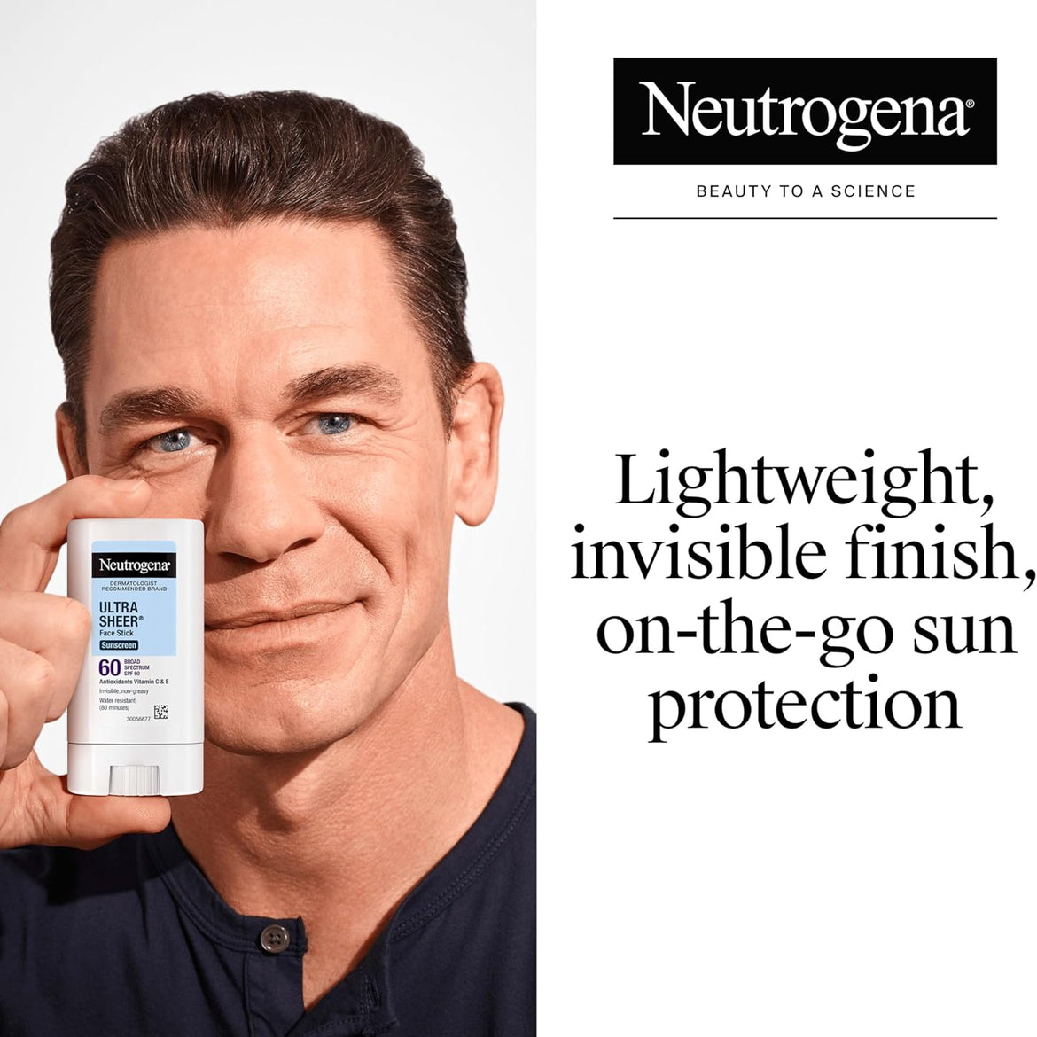 Neutrogena Ultra Sheer Dry-Touch Sunscreen Lotion, Broad Spectrum SPF 55 UVA/UVB Protection, Oxybenzone-Free, Light, Water Resistant, Non-Comedogenic & Non-Greasy, Travel Size, 3 fl. oz