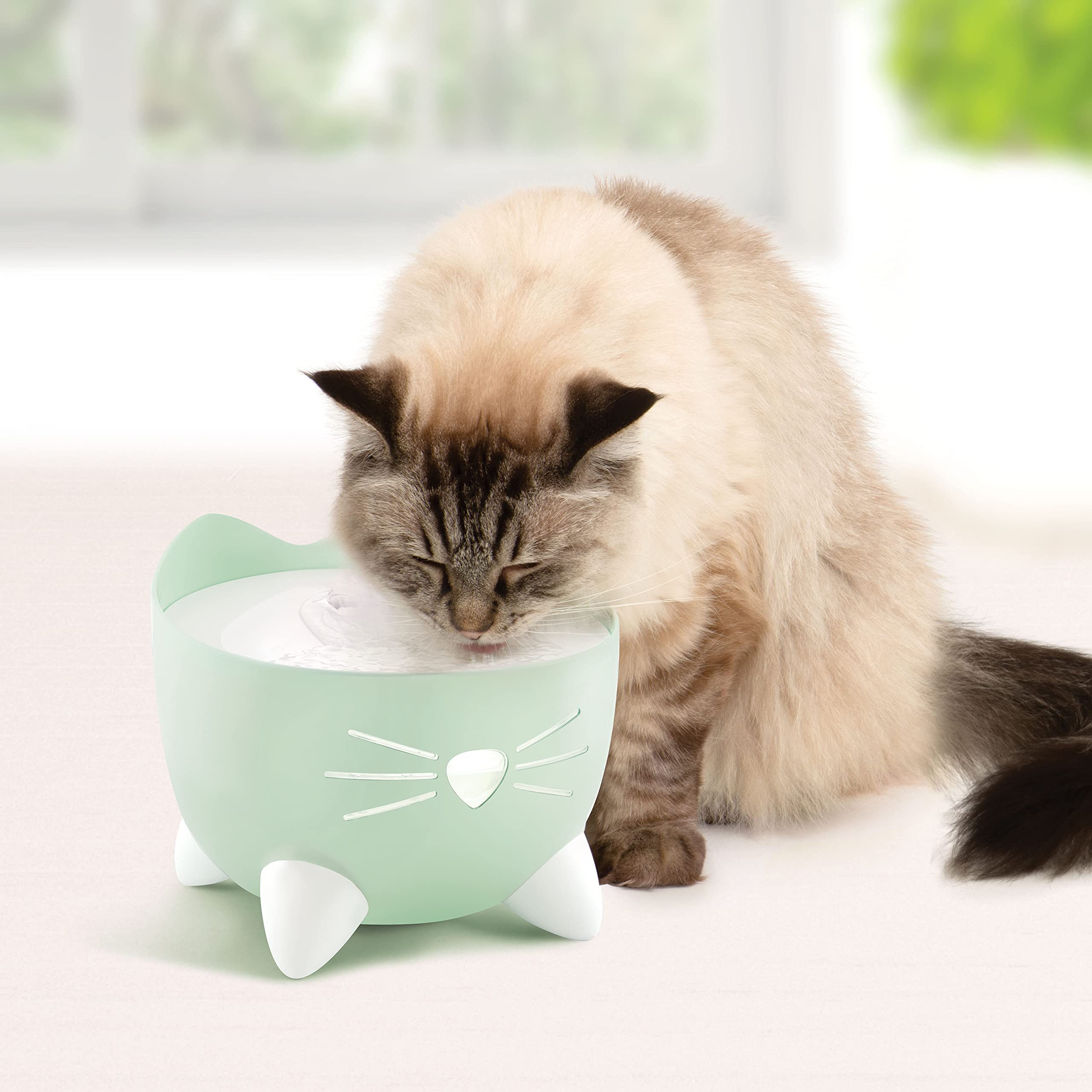 Catit Pixi Trinkbrunnen für Katzen, Weiß, 1 Stück (1er Pack)