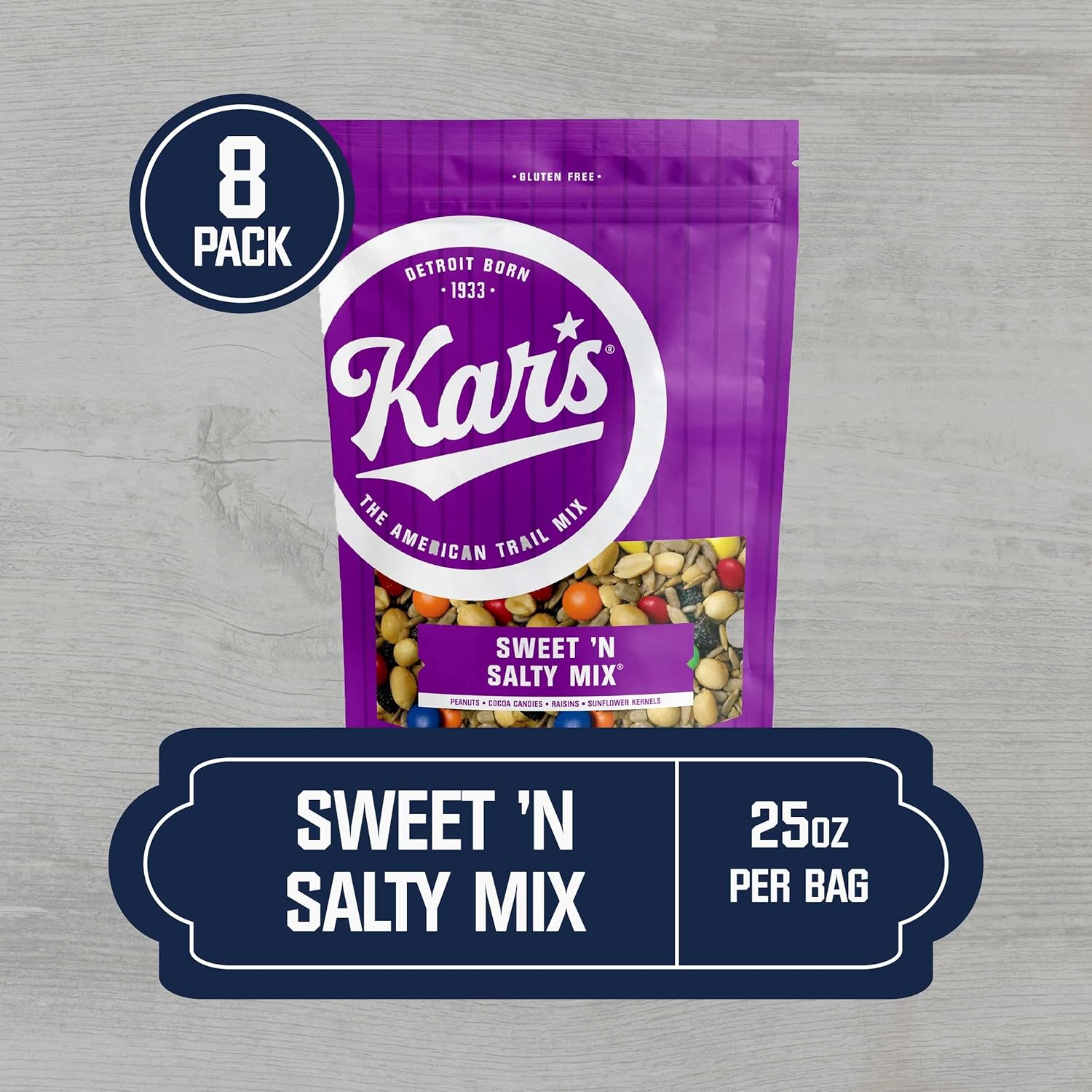 Kar's Nuts Sweet 'N Salty Trail Mix, 2 oz Pouch (Pack of 72), Gluten-Free Trail Mix Snack
