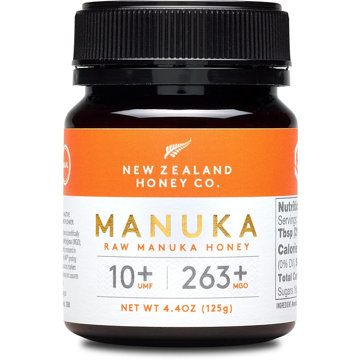 New Zealand Honey Co. Raw Manuka Honey UMF 10+ | MGO 263+, 17.6oz / 500g | Organic Medical Grade Manuka Honey for Daily Wellness, Skin Care & Dogs