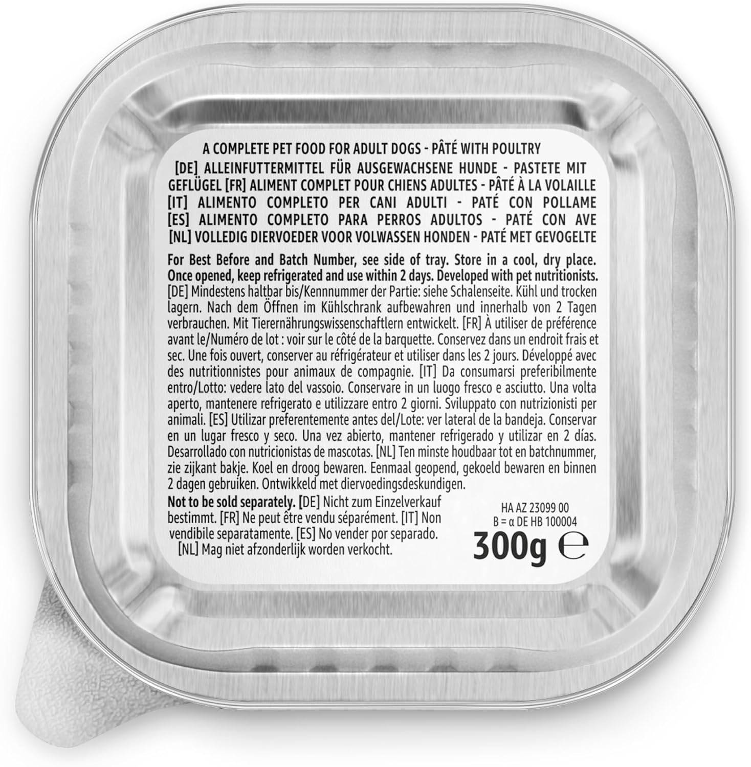 by Amazon Nassfutter für Hunde, Pastete Gemischt, 300g, 20er-Pack