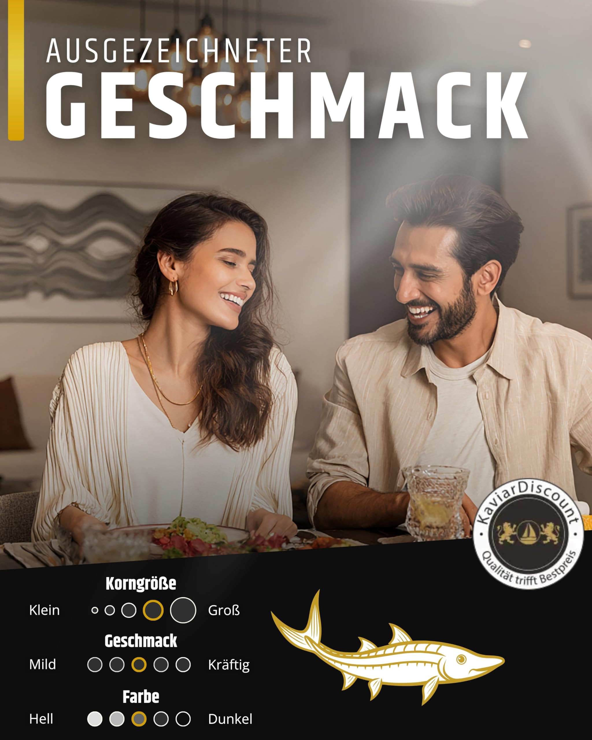 SEPEHR DAD CAVIAR Beluga Premier Kaviar 30 g I großes Korn 2,9-3,1 mm I Beluga Premier Caviar aus nachhaltiger Aquakultur I mild & fein-sahnig I exklusiver Stör Kaviar aus Kaluga Hausen Störrogen