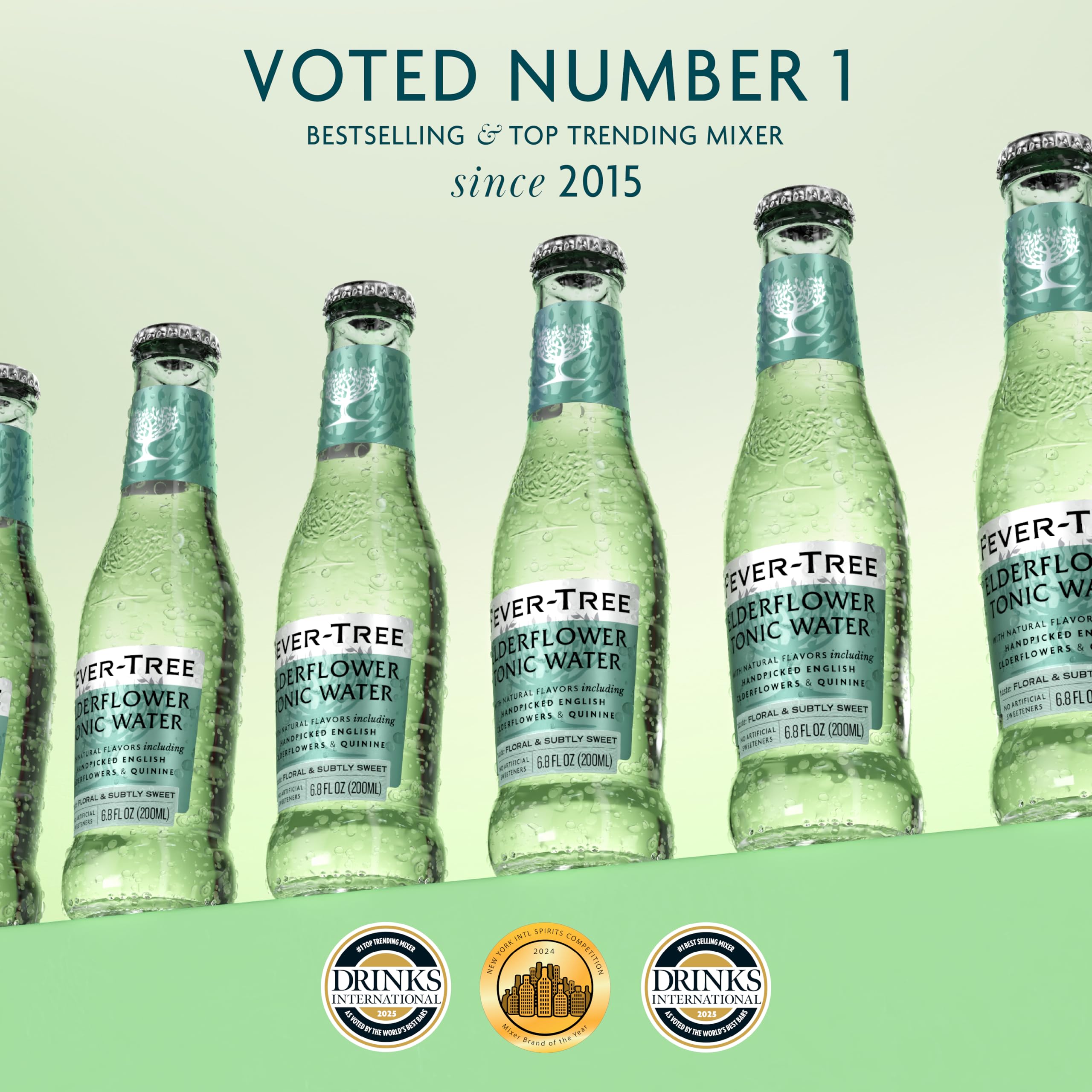 Fever Tree Tonic Water - Premium Quality Mixer - Refreshing Beverage for Cocktails & Mocktails. Naturally Sourced Ingredients, No Artificial Sweeteners or Colors - 150 ML Cans - Pack of 24