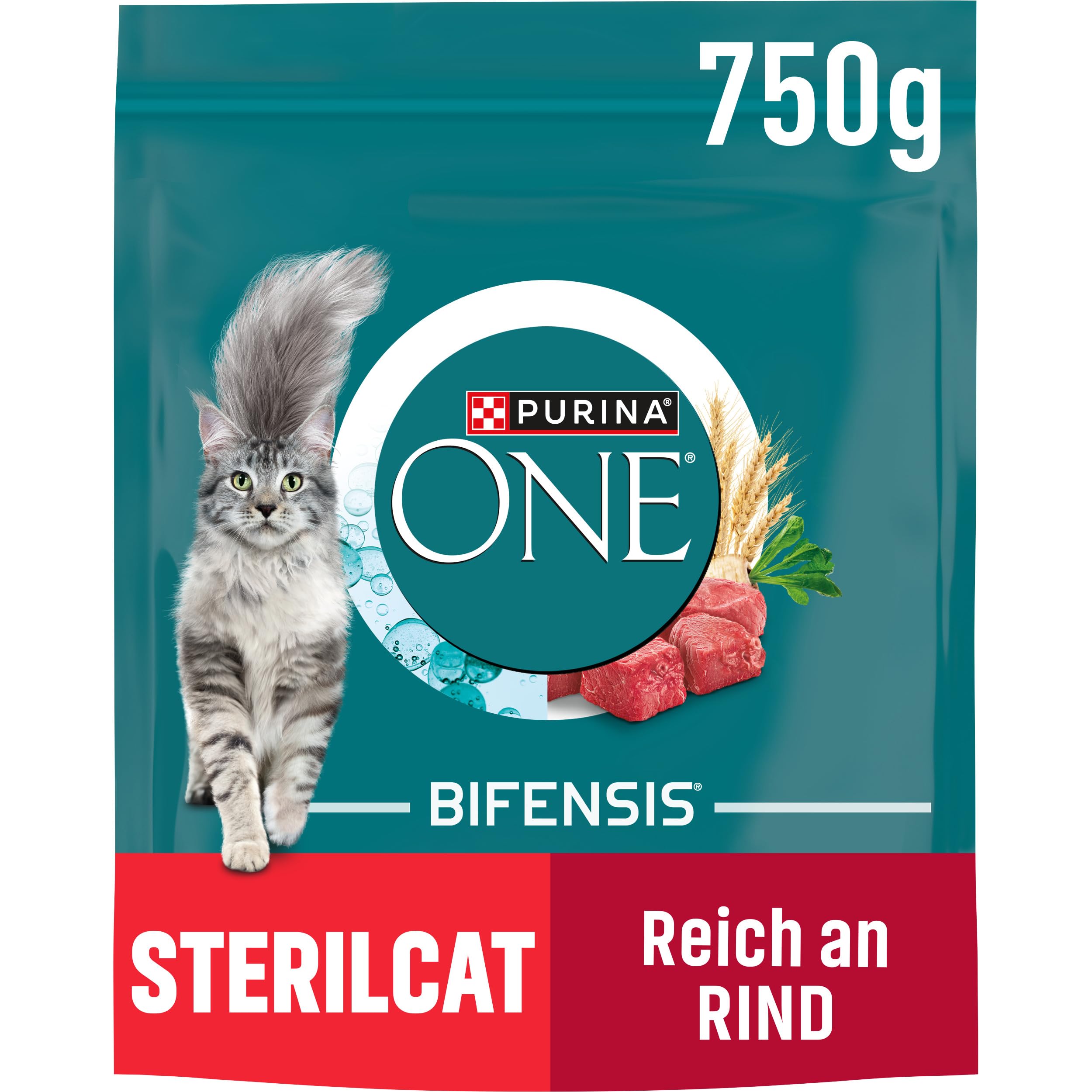 PURINA ONE BIFENSIS STERILCAT Katzenfutter trocken für sterilisierte Katzen, reich an Huhn, 1er Pack (1 x 5, 7kg)