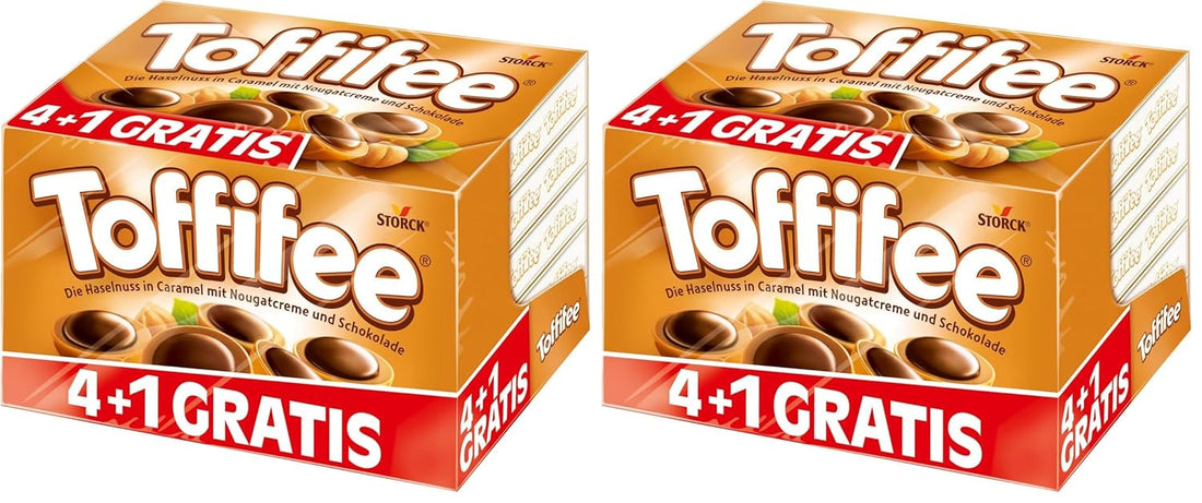 Toffifee – 1 x 125 g – Haselnuss in Karamell mit Nougatcreme und Schokolade – ideal zum gemeinsamen Naschen und Teilen