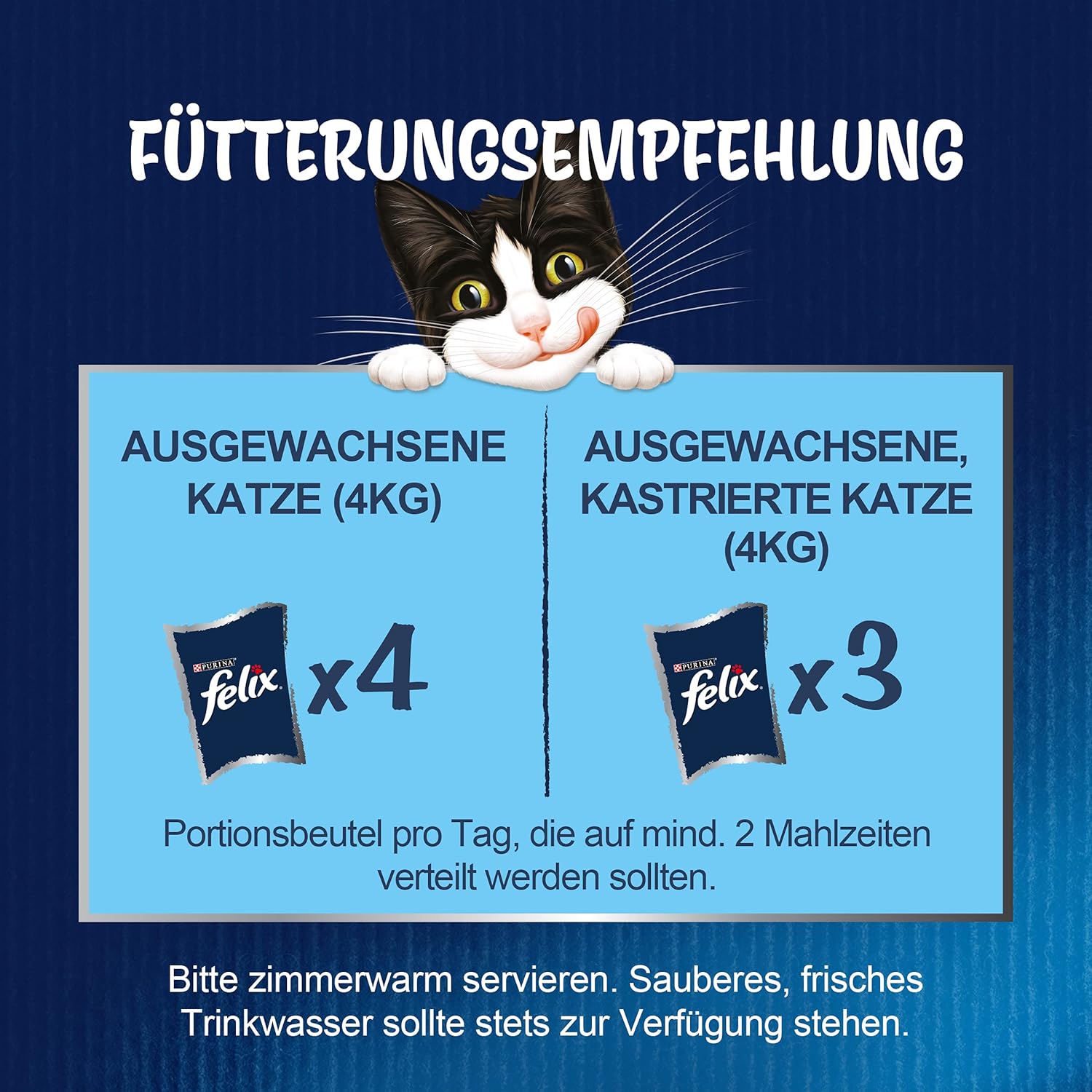 Felix So gut wie es aussieht Geschmacksvielfalt vom Land in Gelee Katzennassfutter, 44er Pack (44 x 85g)
